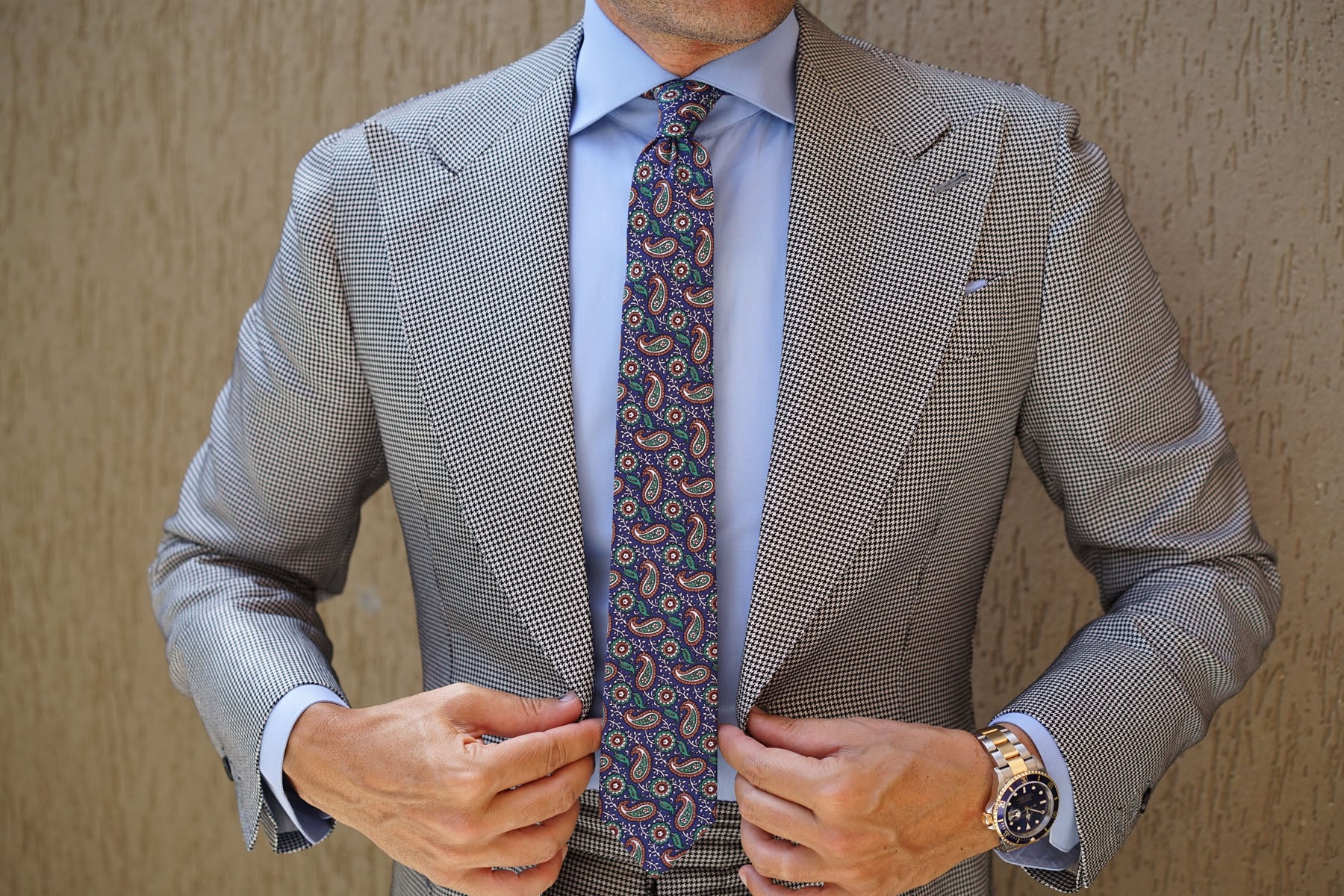 Dora Riparia Paisley Skinny Tie - Image 8