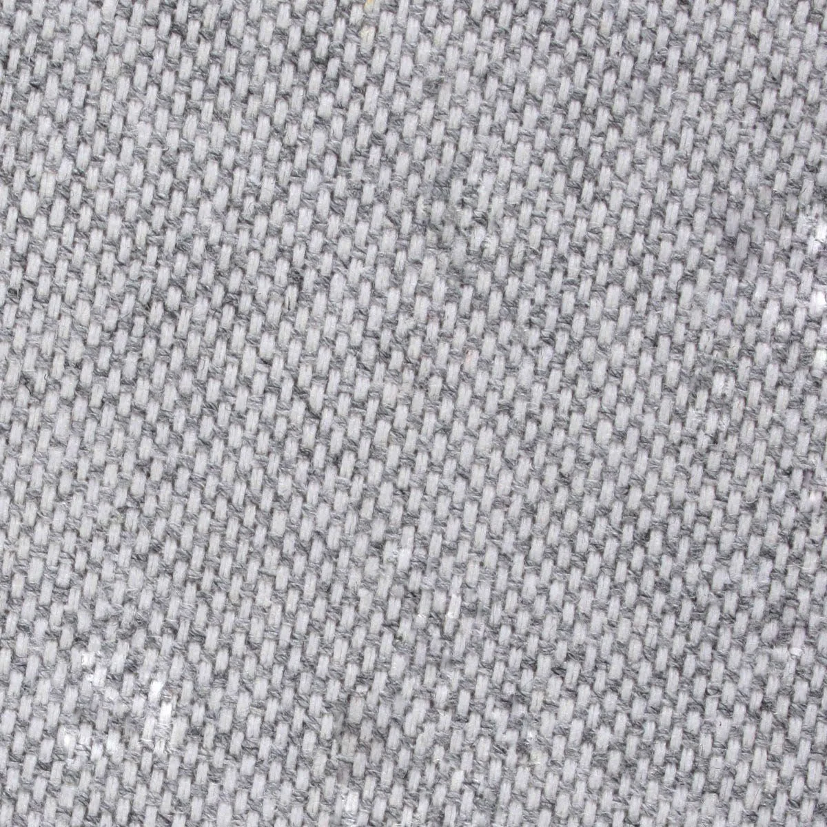 Dry Grey Donegal Linen Diamond Self Bow Tie - Image 3