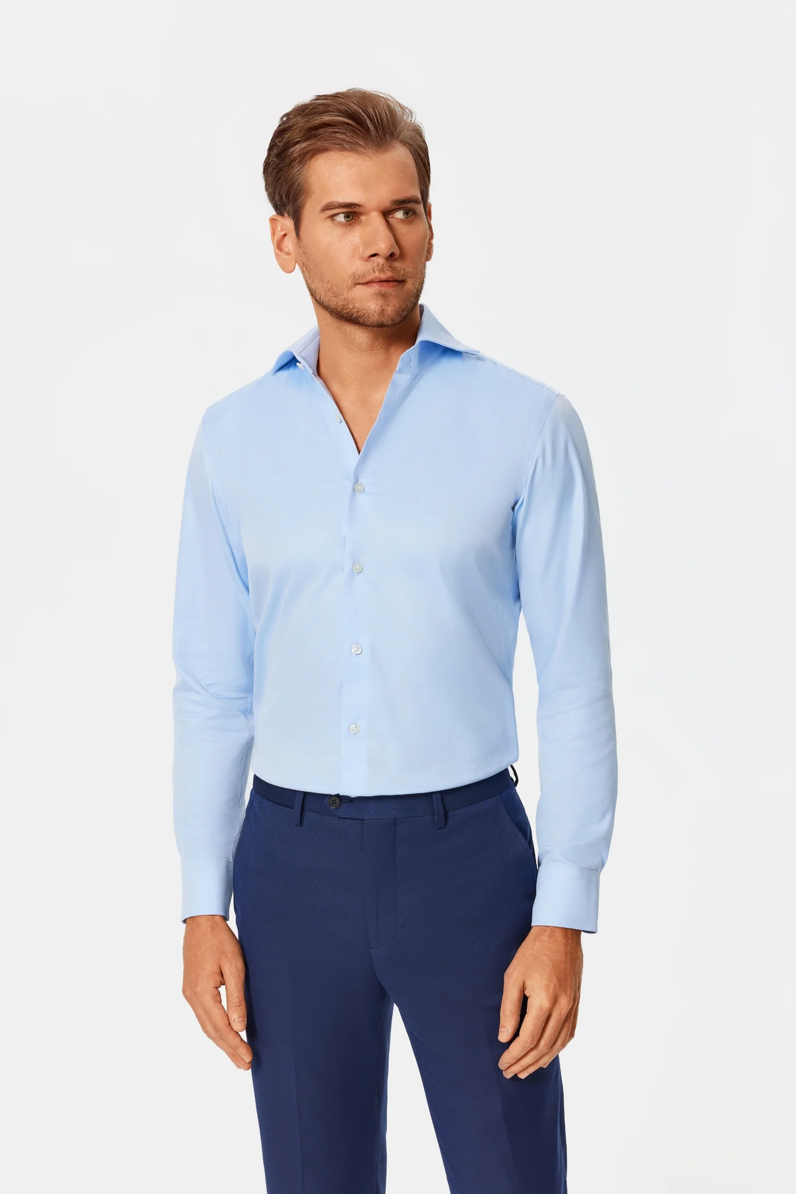 Duke Blue Twill Shirt - Image 2