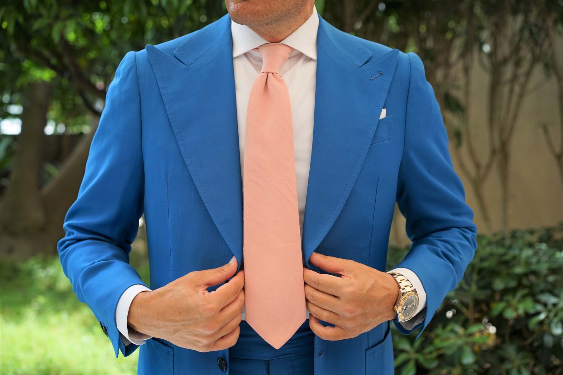 Dusty Rose Pink Necktie - Image 4