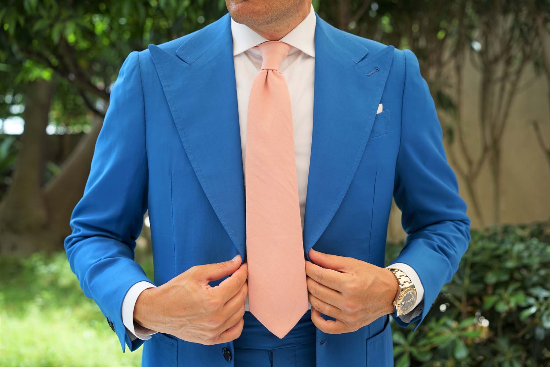 Dusty Rose Pink Necktie - Image 8