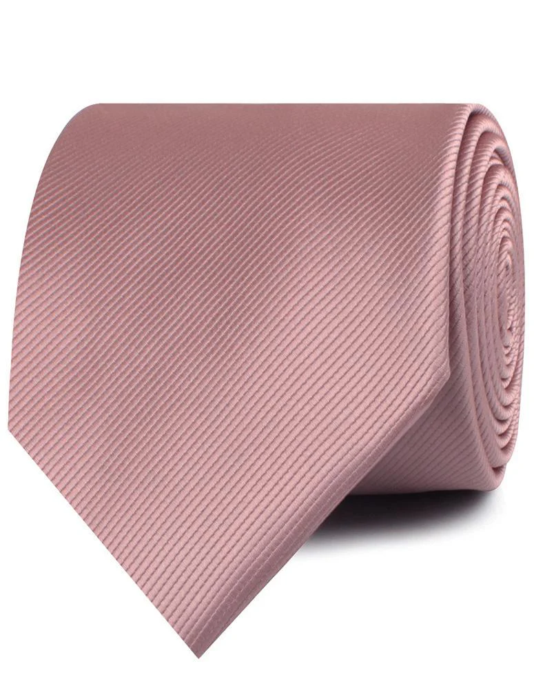 Dusty Rose Twill Necktie - Image 2
