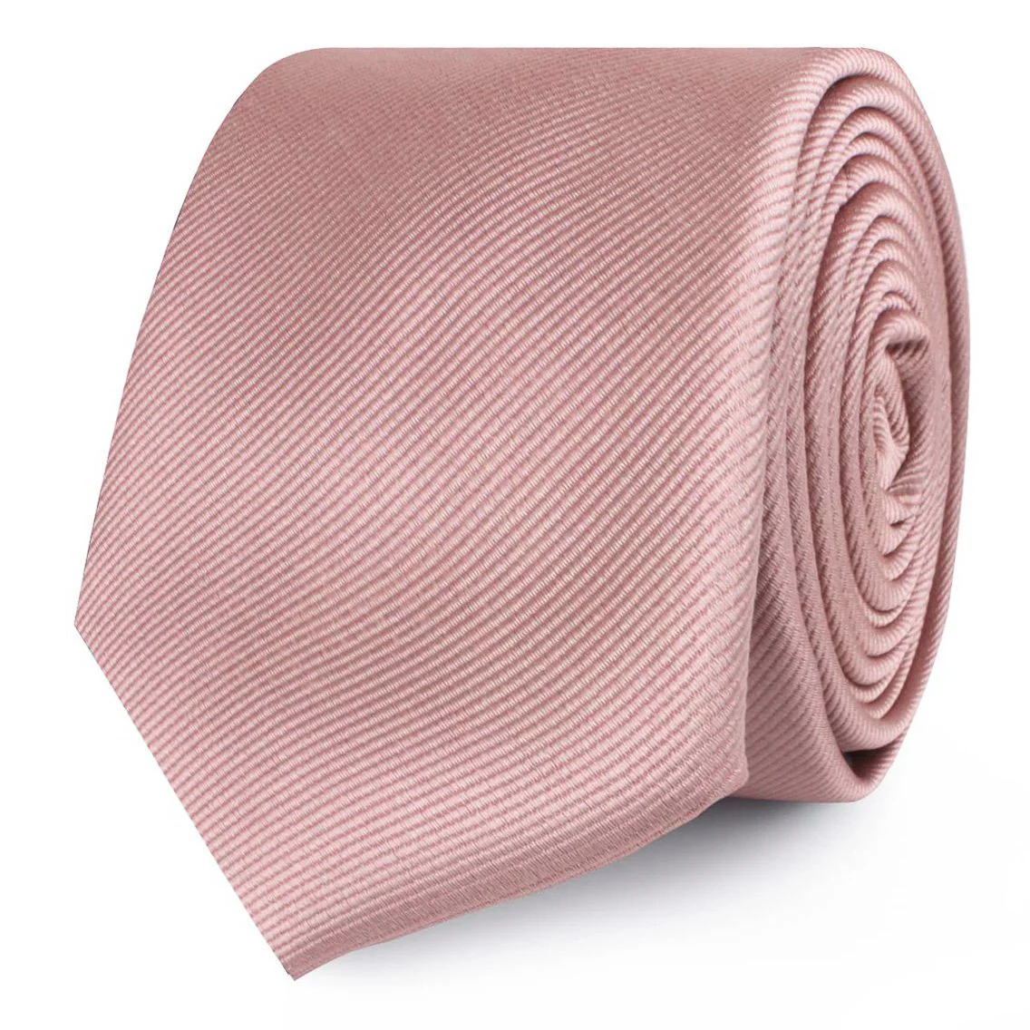Dusty Rose Vintage Twill Skinny Tie - Image 2