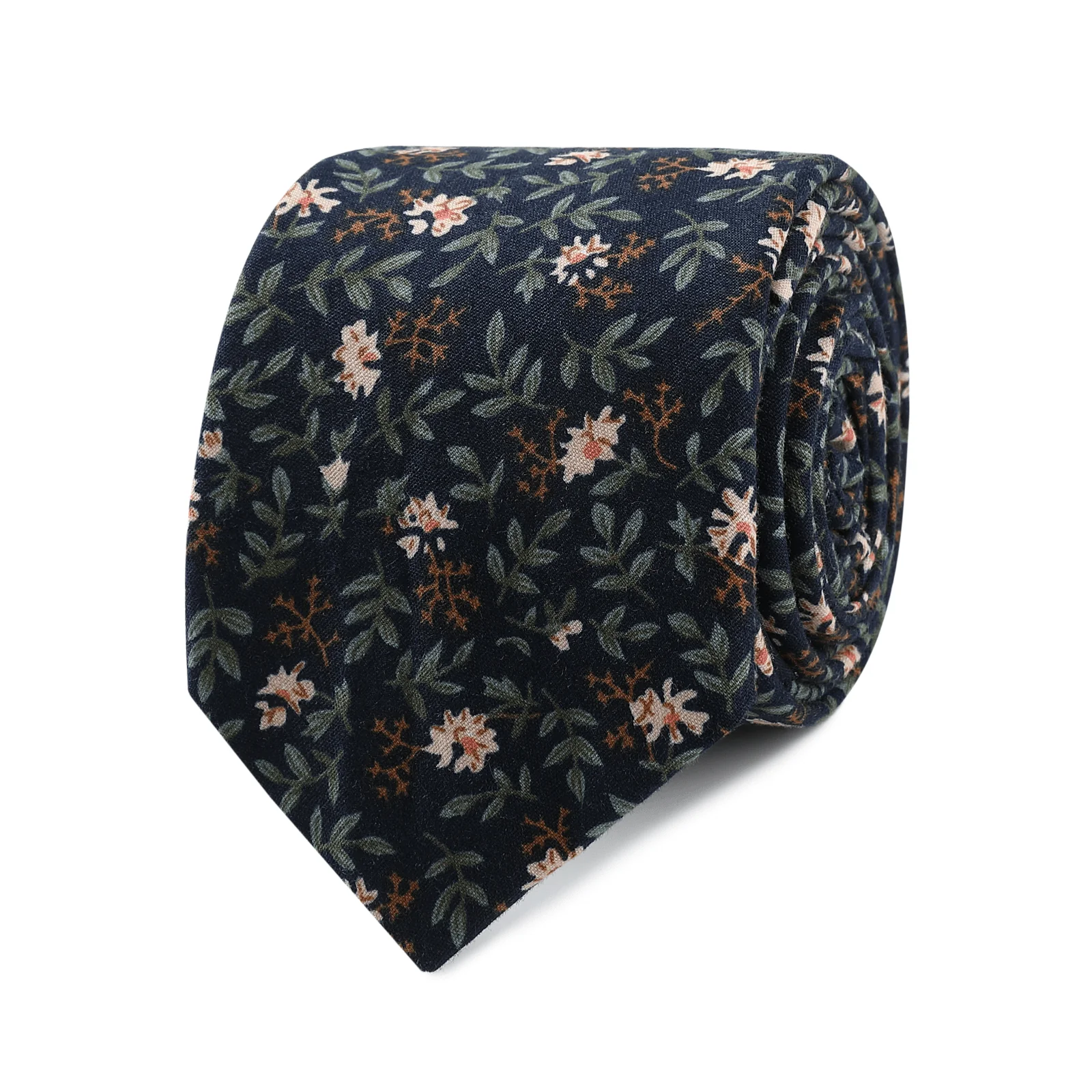 Edinburgh Twilight Floral Skinny Tie - Image 2