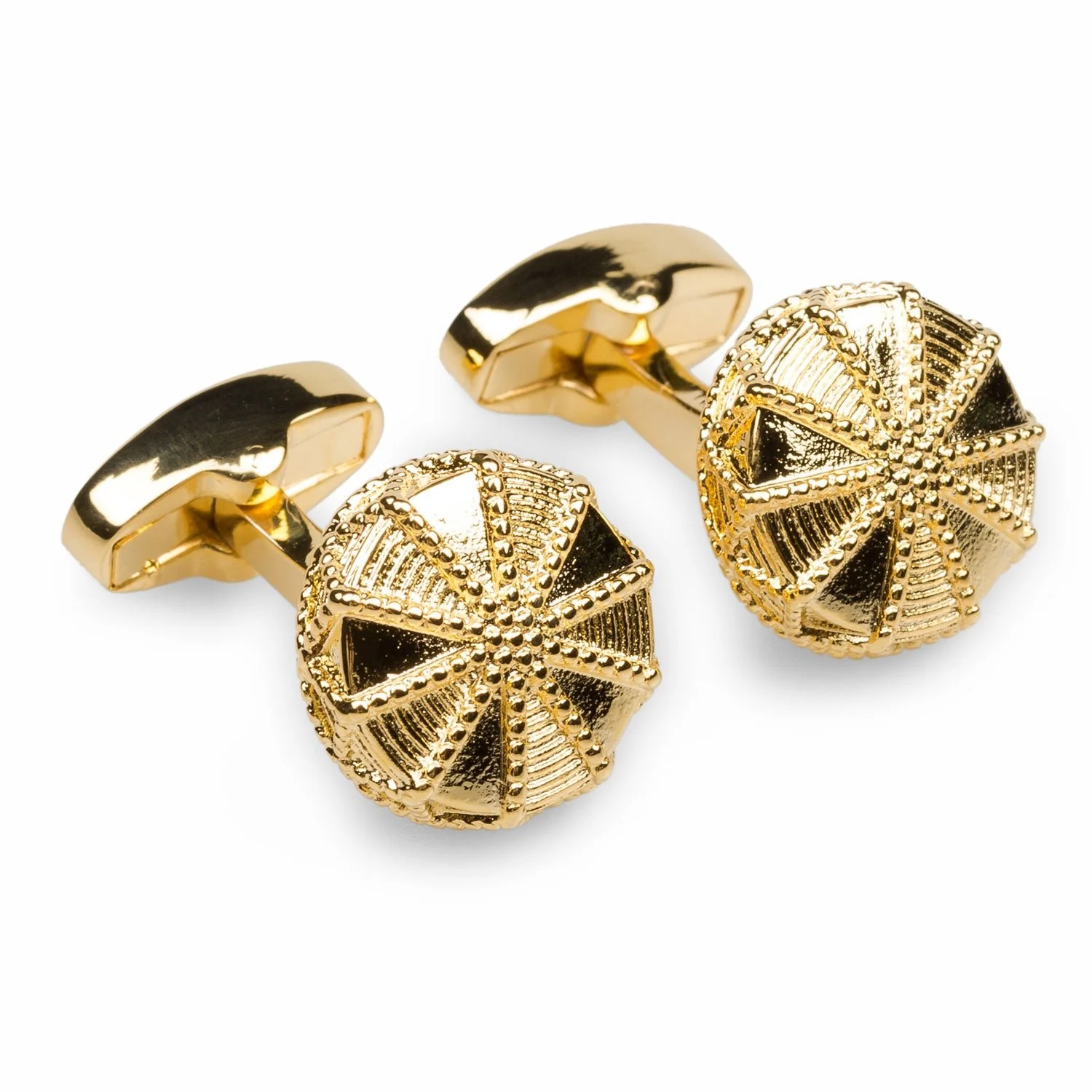 Einstein Gold Cufflinks - Image 2