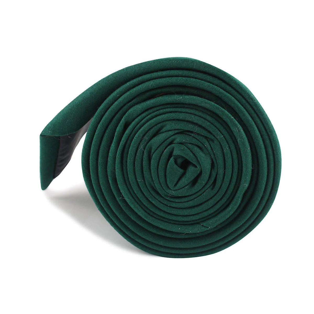 Emerald Green Cotton Necktie - Image 4