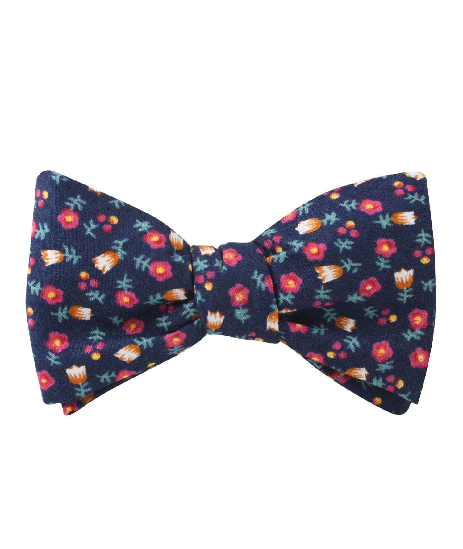 English Dahlias Floral Self Bow Tie - Image 2