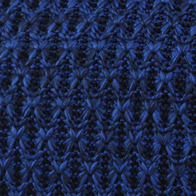 Escobar Blue Knitted Tie - Image 2
