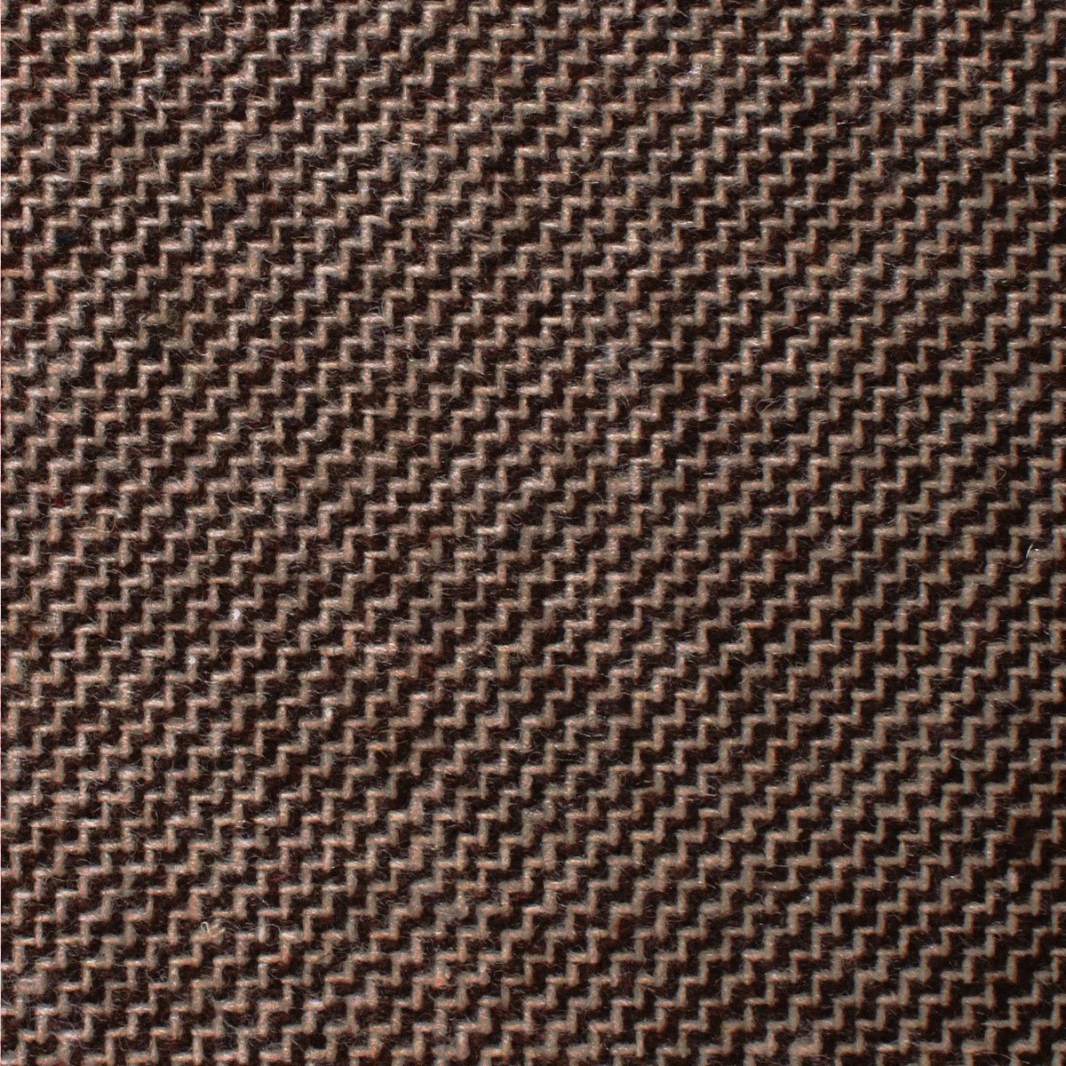 Espresso Brown Zigzag Wool Self Bow Tie - Image 3