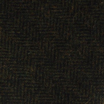 Essex Green Herringbone Textured Wool Self Bow Tie - Image 3