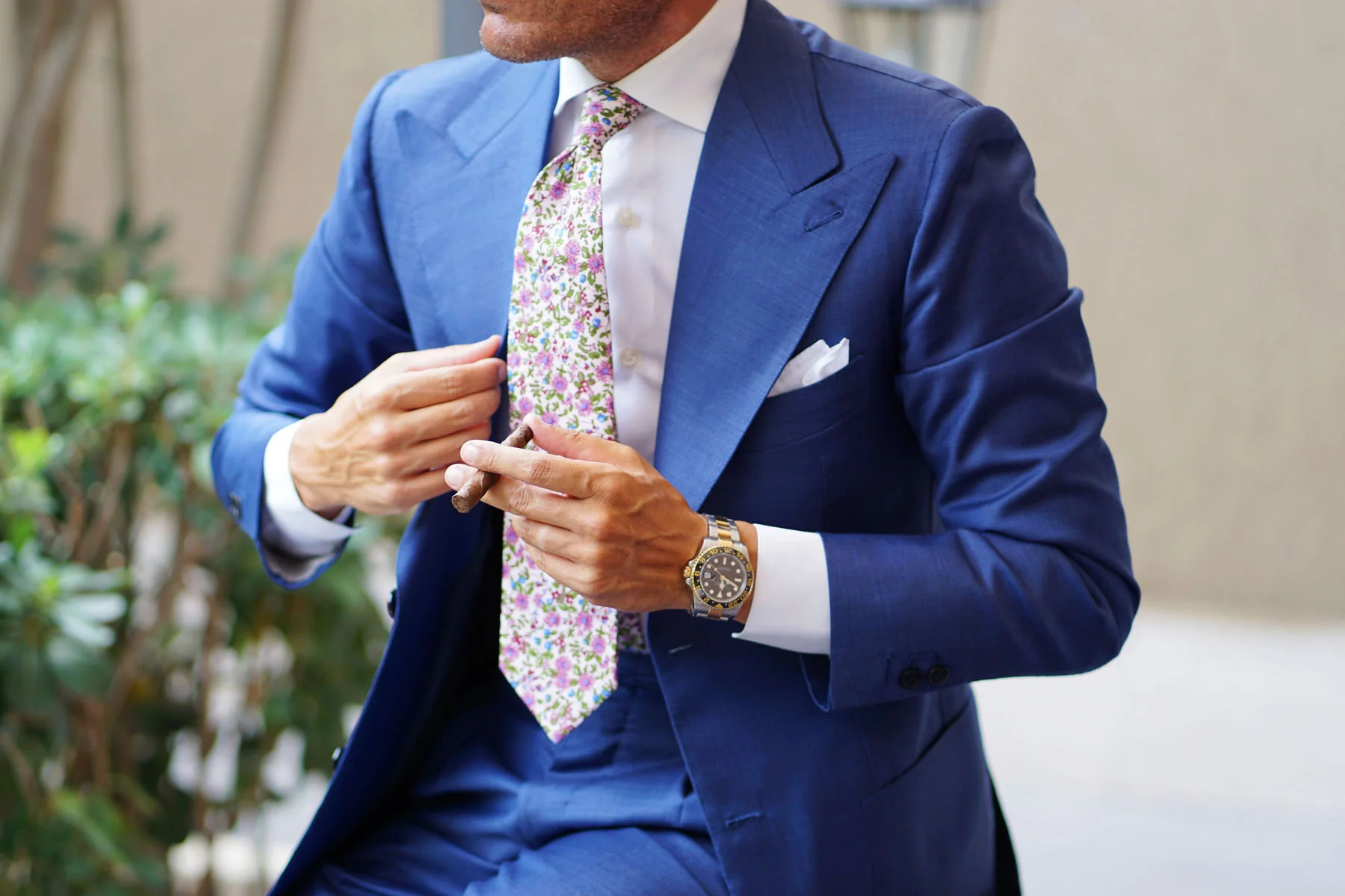 Etrangère Paradis Floral Necktie - Image 10