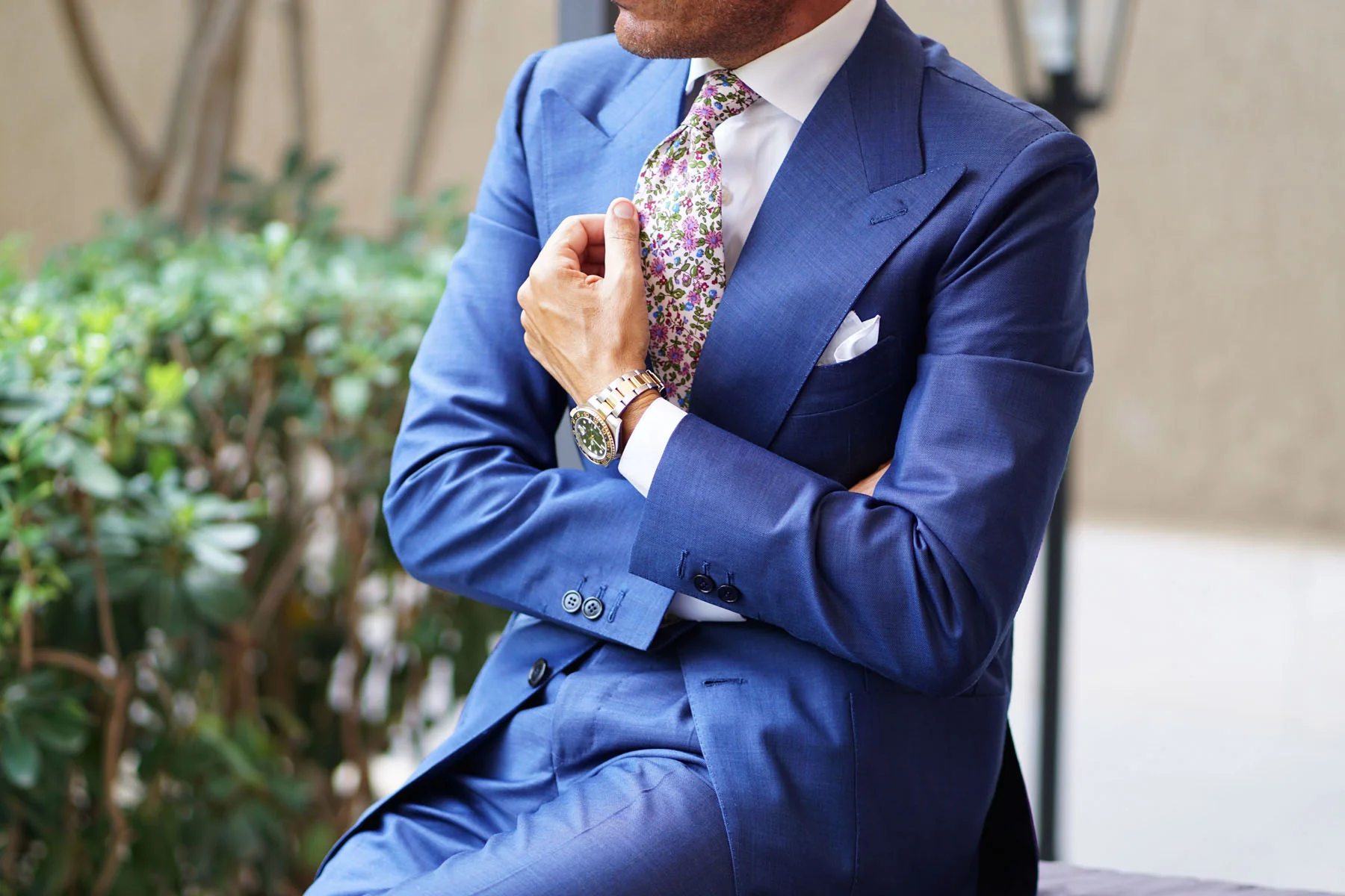 Etrangère Paradis Floral Necktie - Image 12