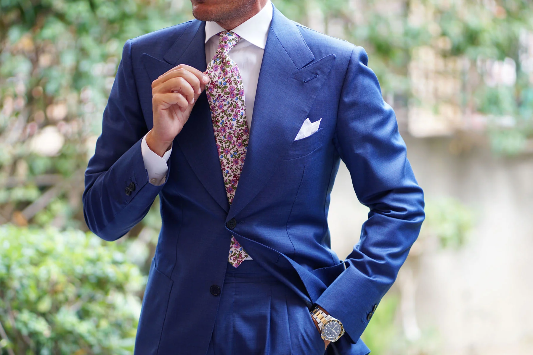 Etrangère Paradis Floral Necktie - Image 17