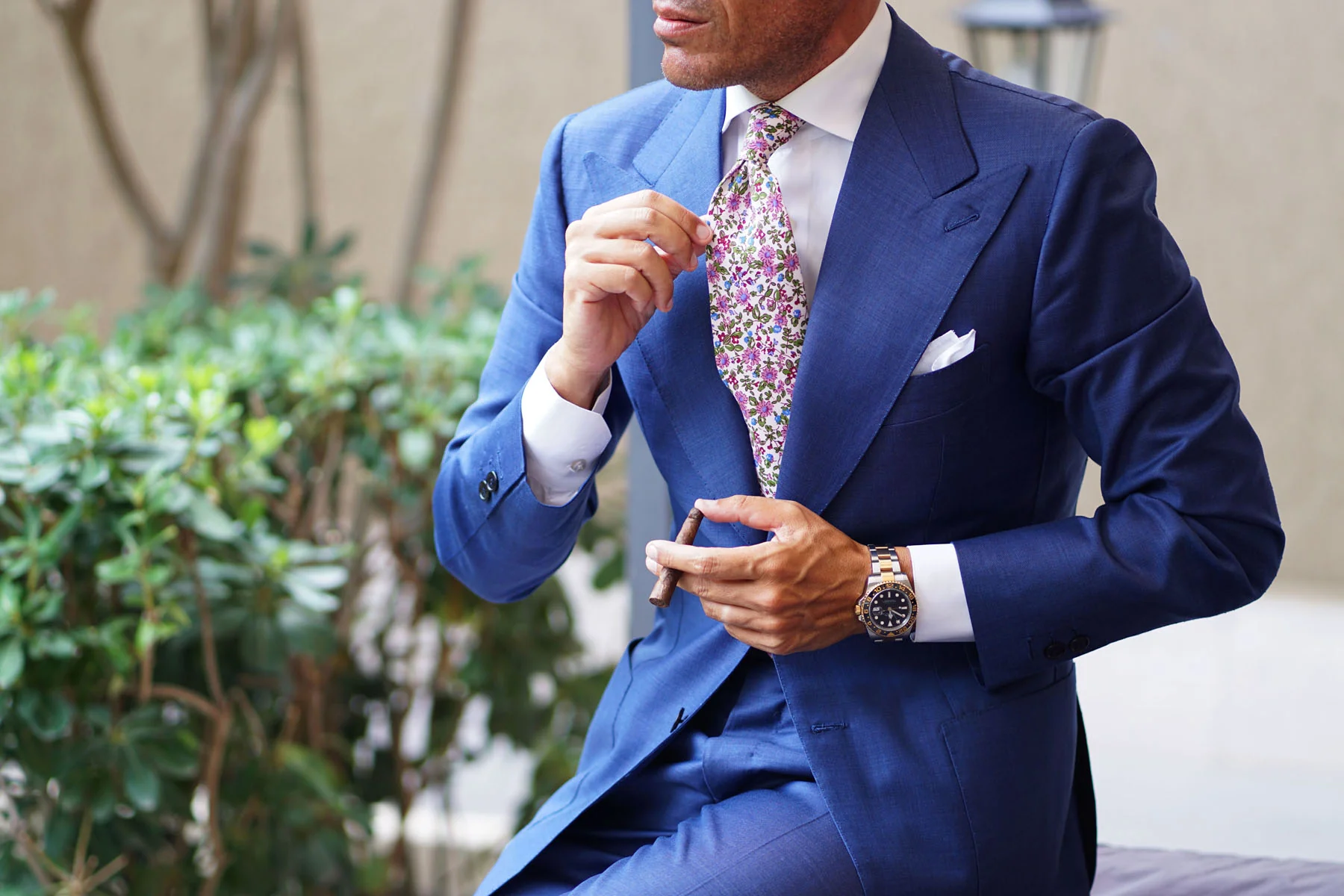Etrangère Paradis Floral Necktie - Image 20