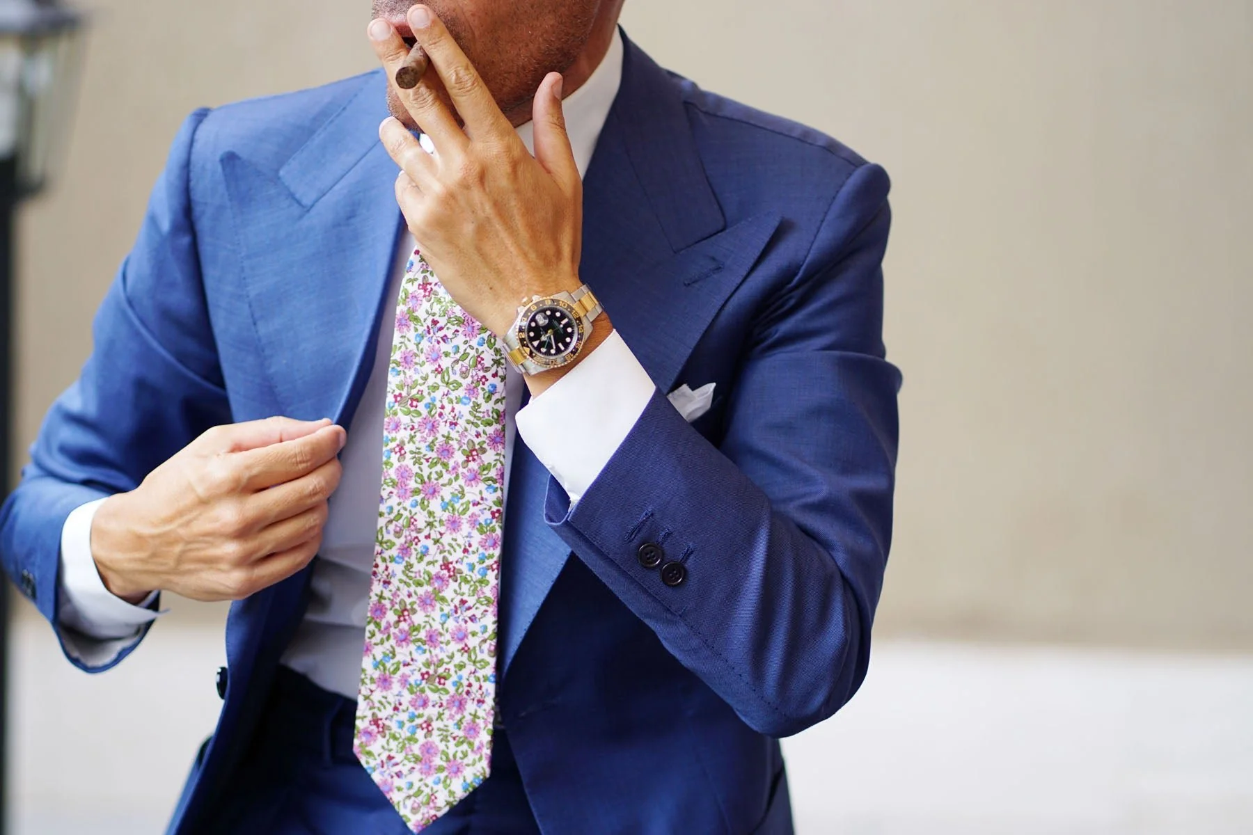 Etrangère Paradis Floral Necktie - Image 22