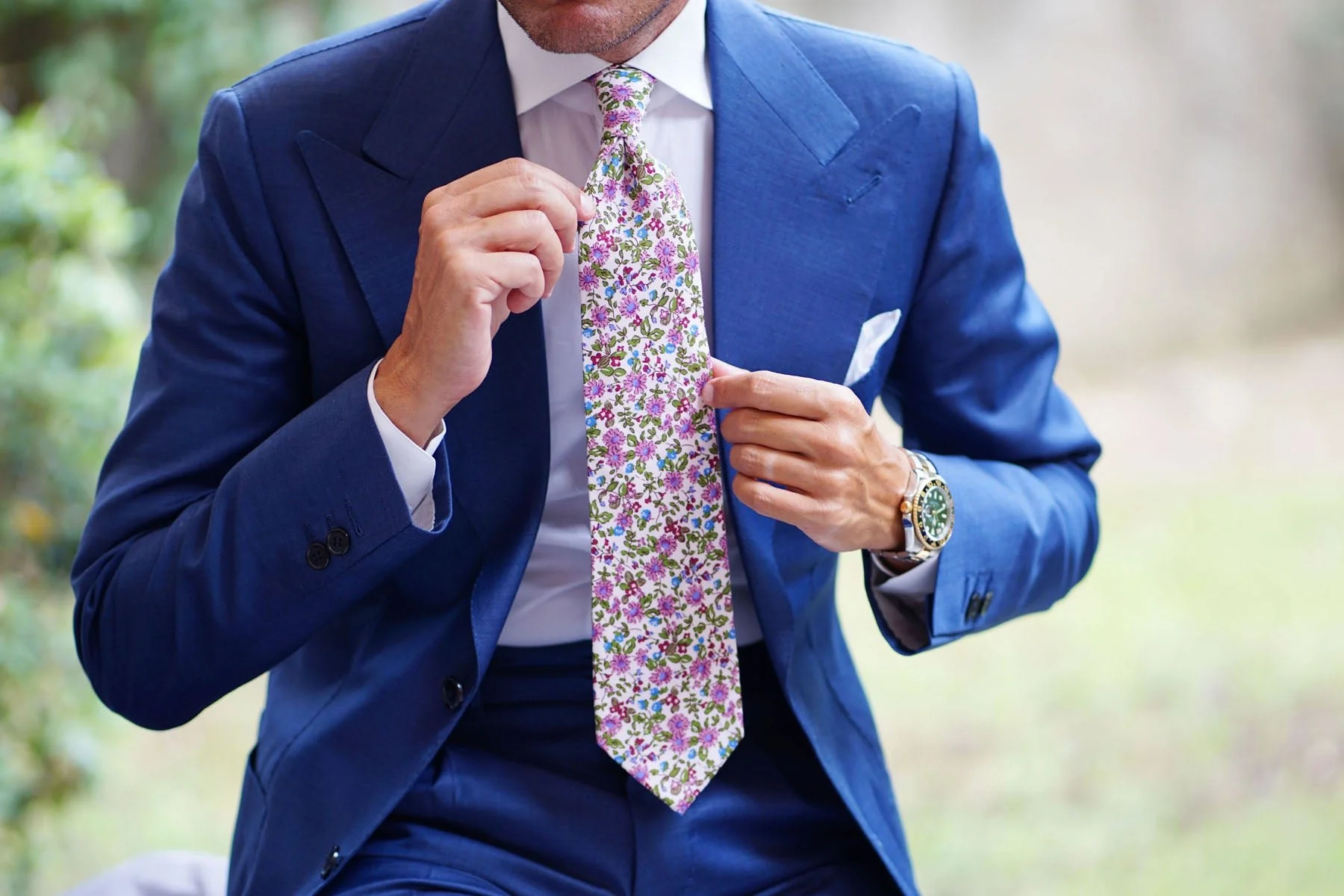 Etrangère Paradis Floral Necktie - Image 24