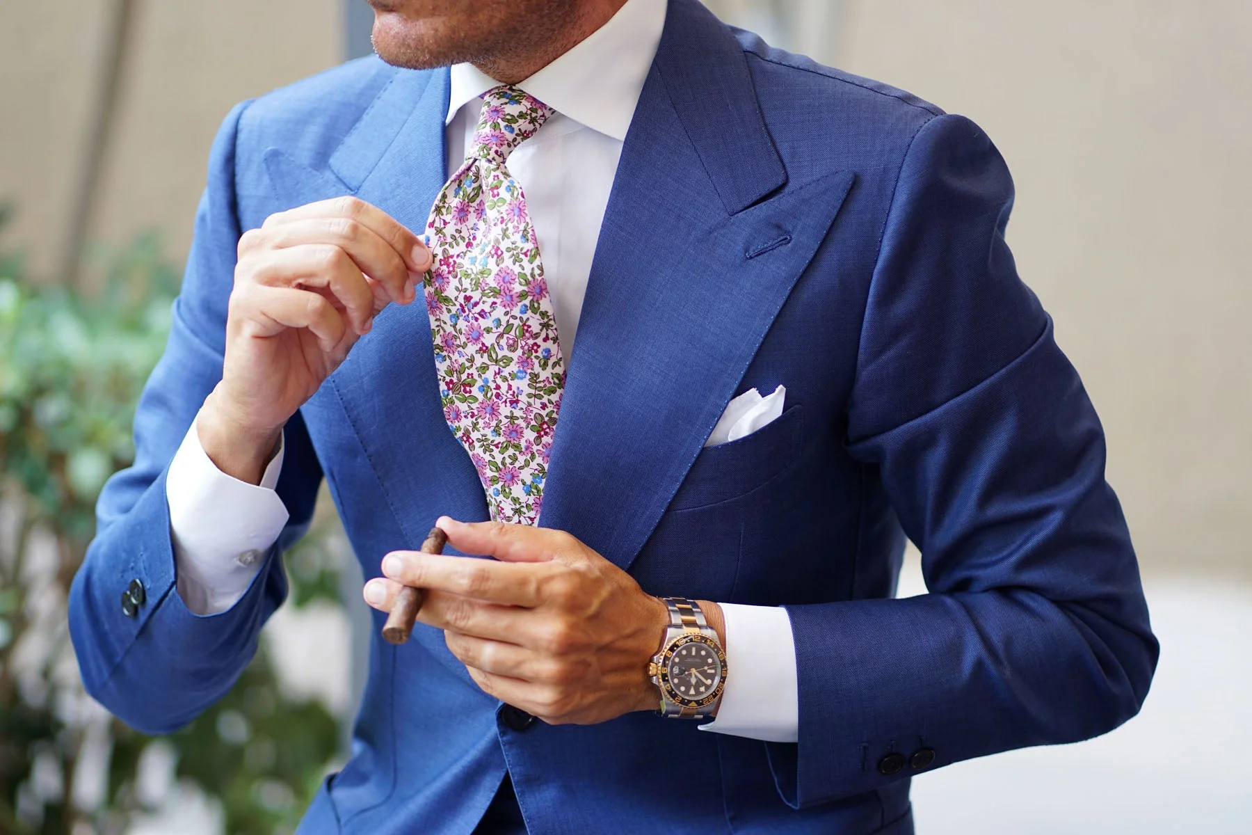 Etrangère Paradis Floral Necktie - Image 6