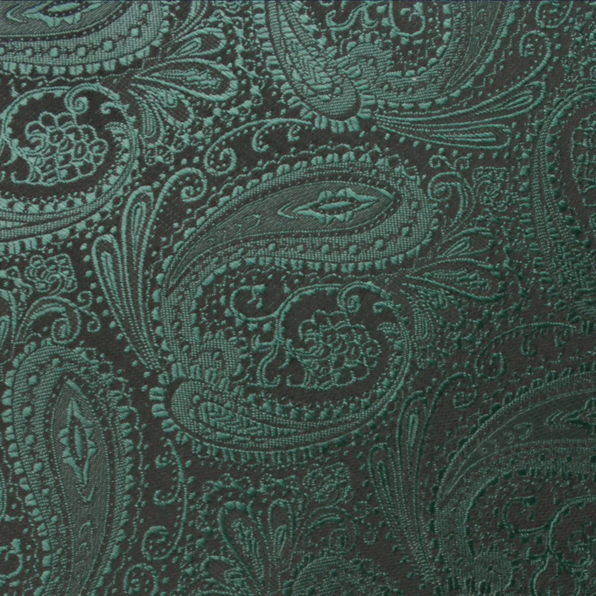 Fabric Swatch (Y027) - Emerald Green Paisley - Image 2