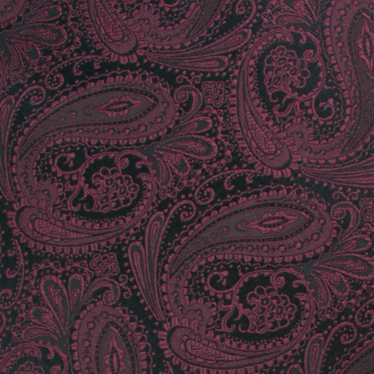 Fabric Swatch (Y030) - Mahogany Red Paisley - Image 2