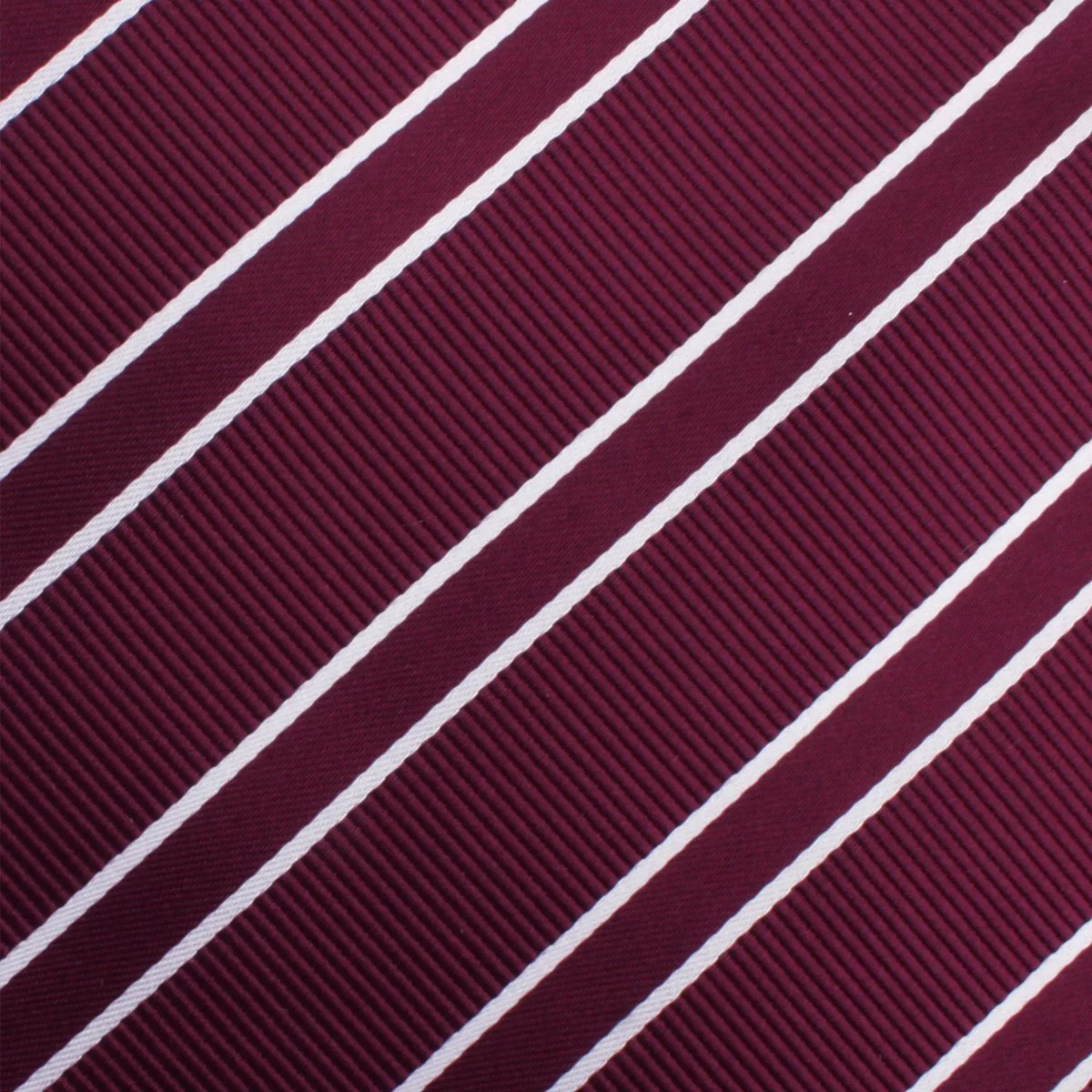 Fabric Swatch (Y082) - Wine Burgundy Double Stripe - Image 2