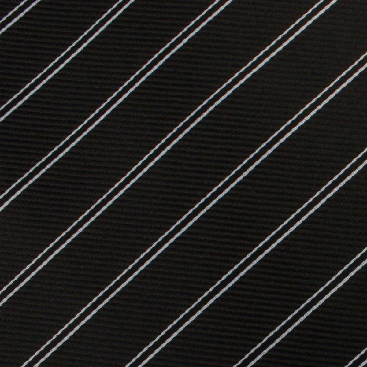 Fabric Swatch (Y105) - Boston Black Striped - Image 2