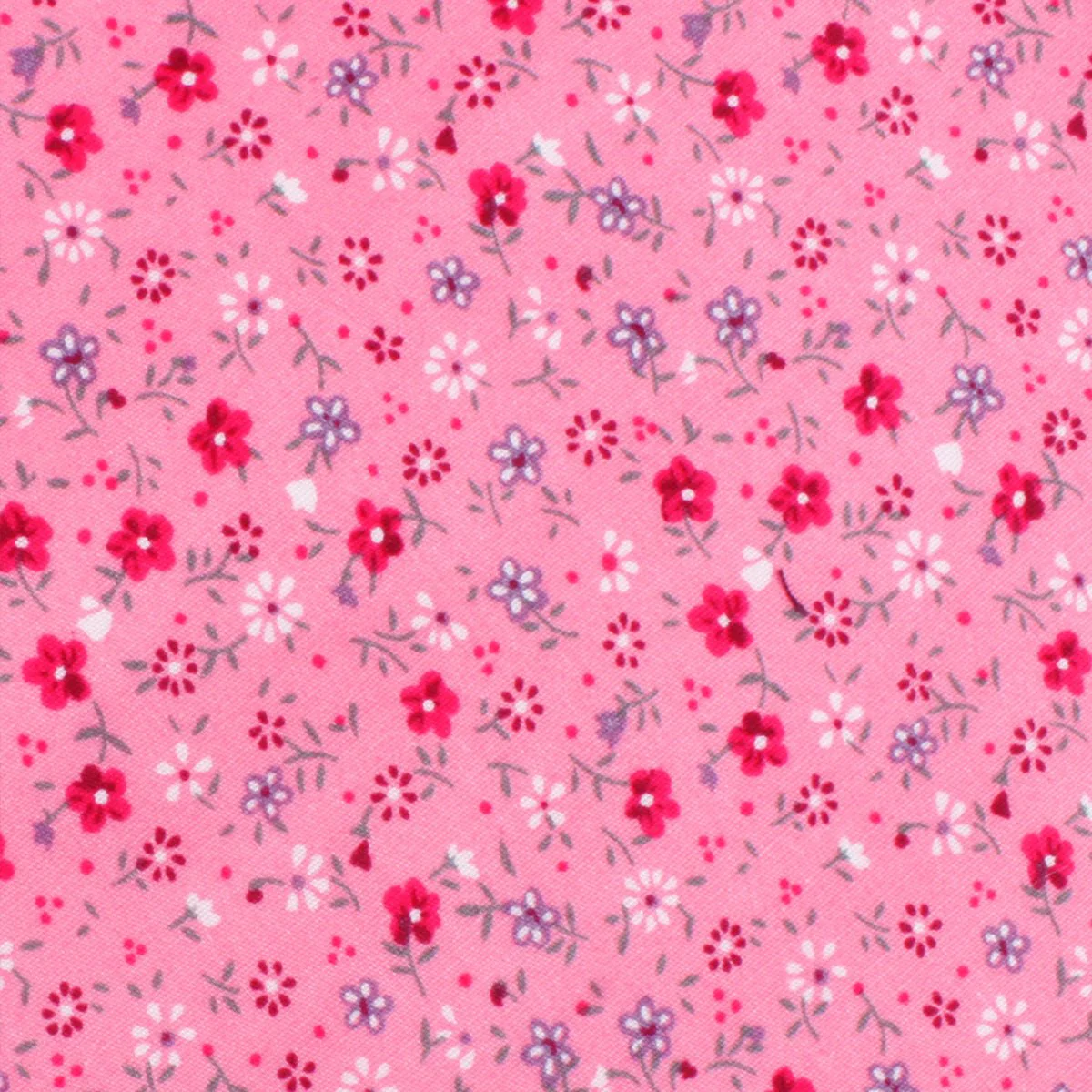 Fabric Swatch (Y304) - Flamenco Pink Floral - Image 2