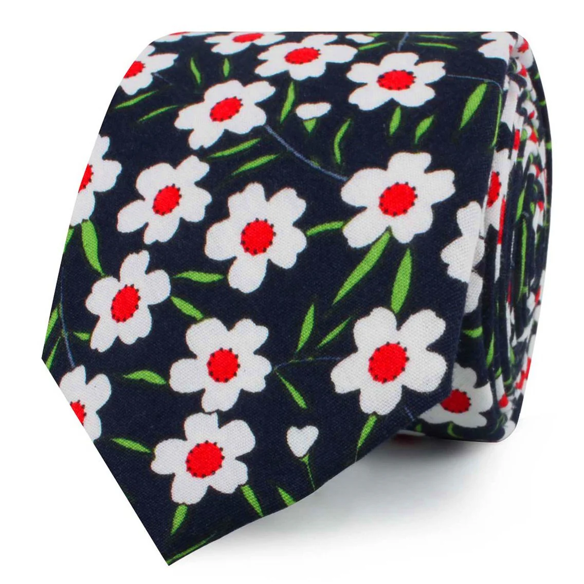 Fijian Midnight Floral Skinny Tie - Image 2
