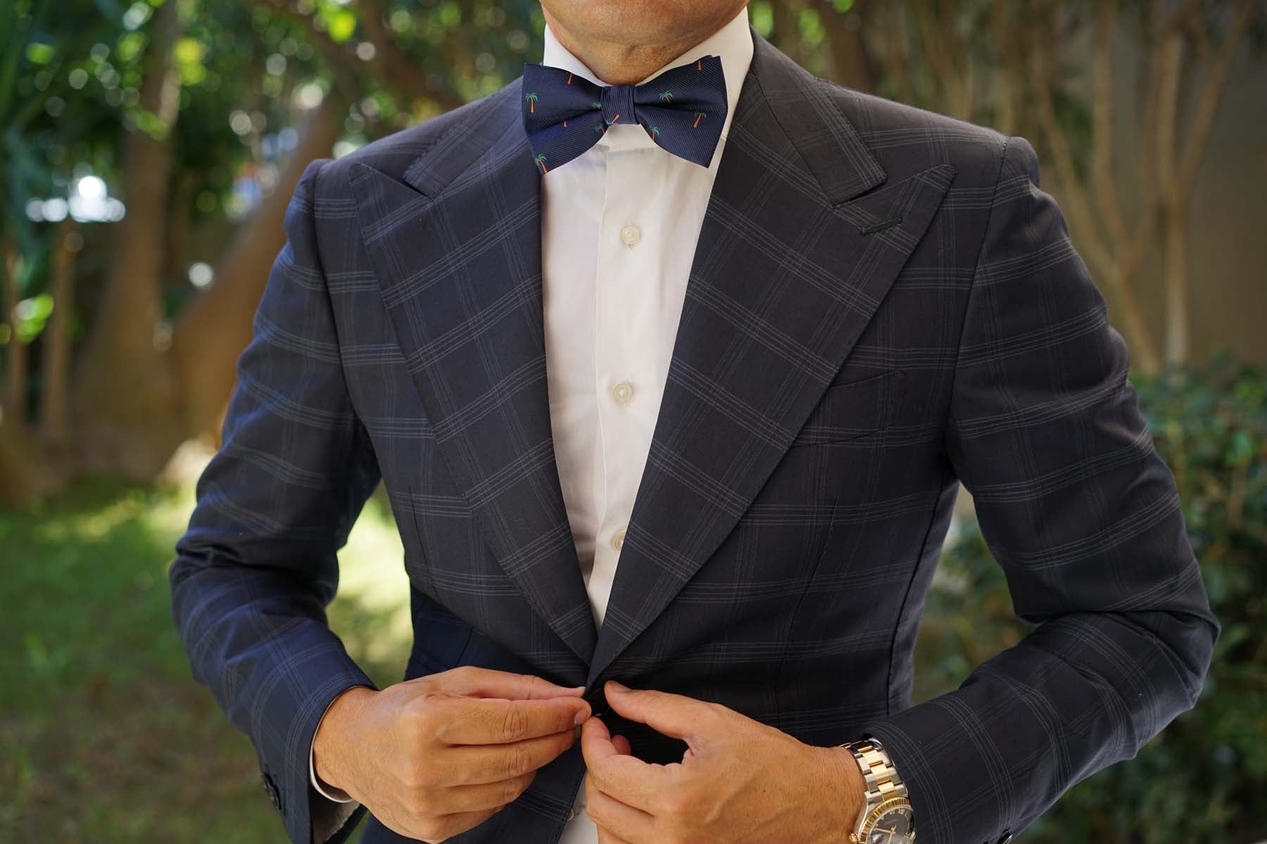 Fijian Palm Tree Bow Tie - Image 6