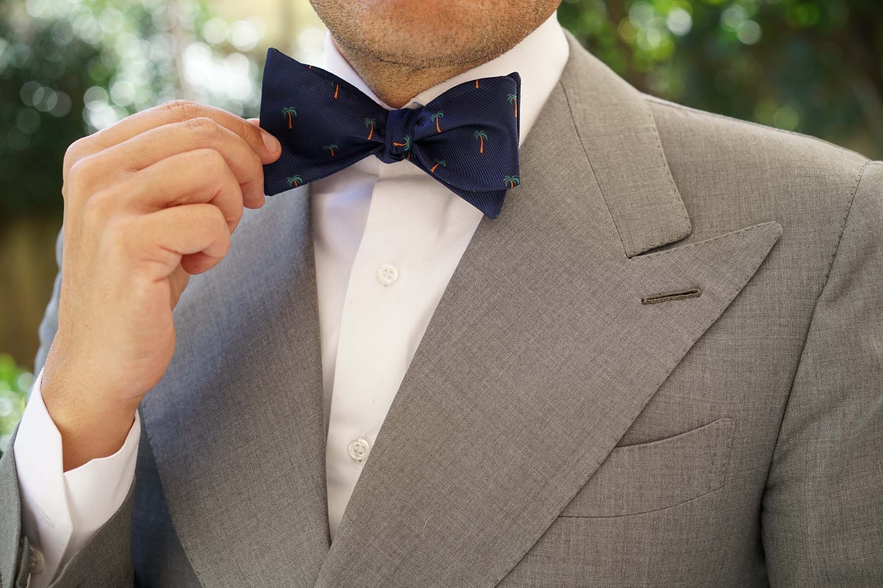 Fijian Palm Tree Self Bow Tie - Image 7
