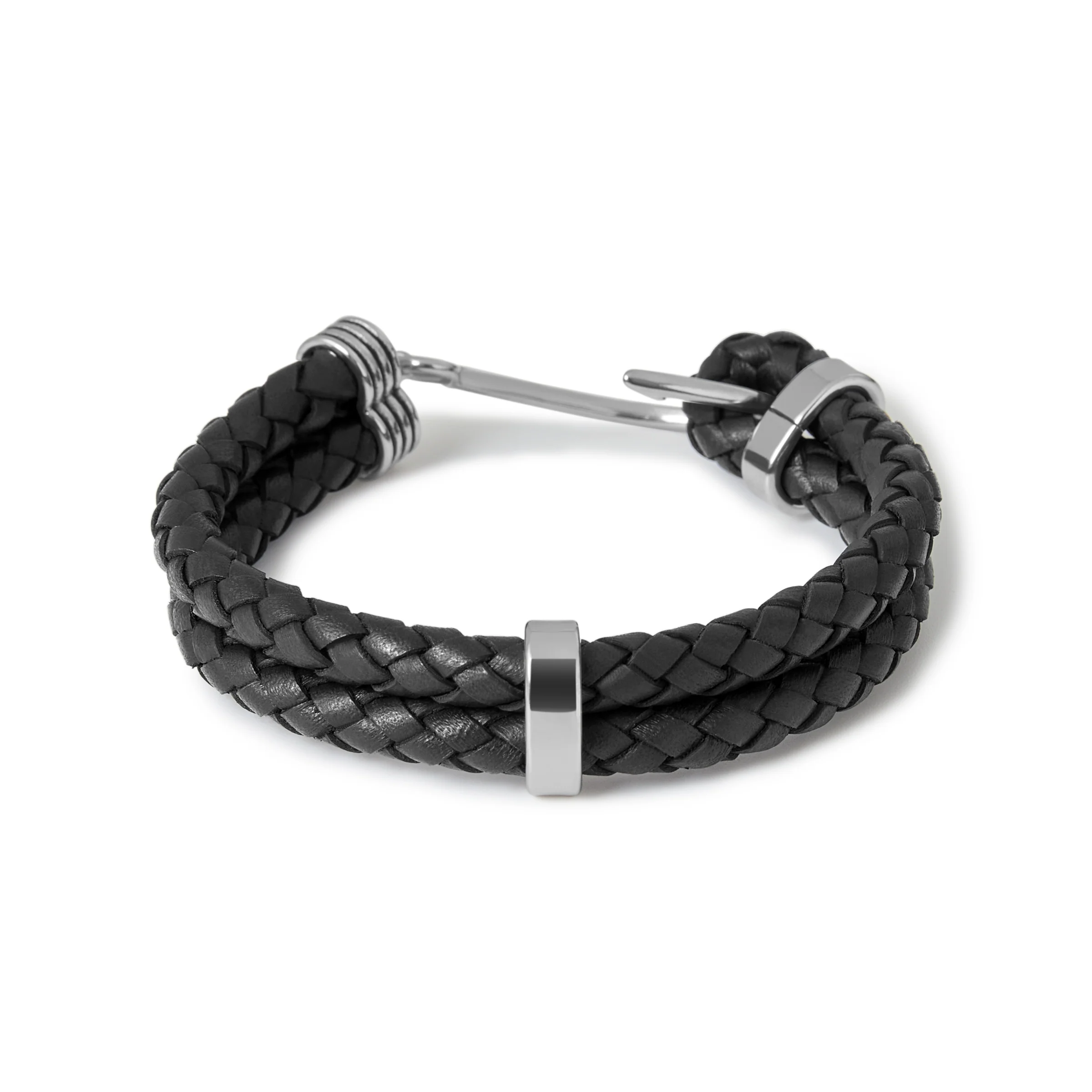 Fish Hook Black Bracelet - Image 2