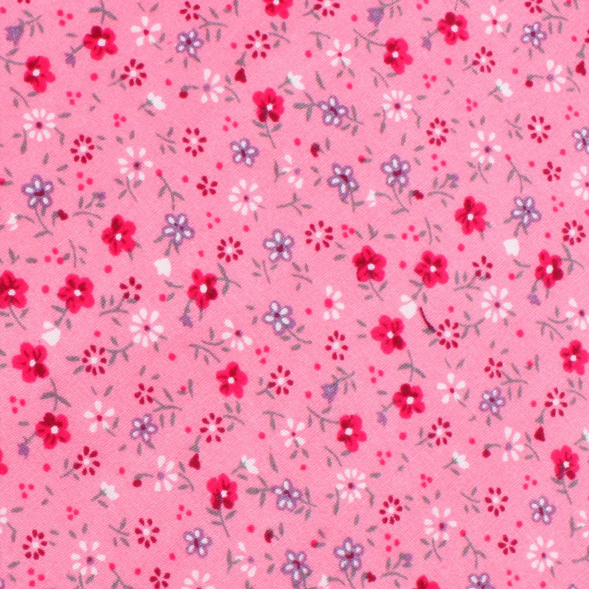 Flamenco Pink Floral Skinny Tie - Image 3