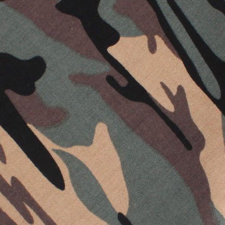 Forest Green Camouflage Skinny Tie - Image 3