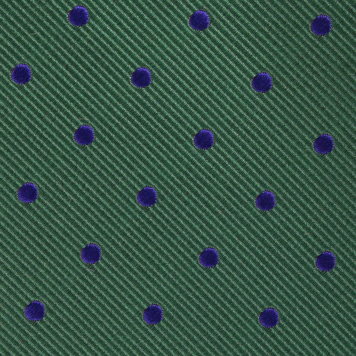 Forest Green Dark Polkadot Kids Bow Tie - Image 2