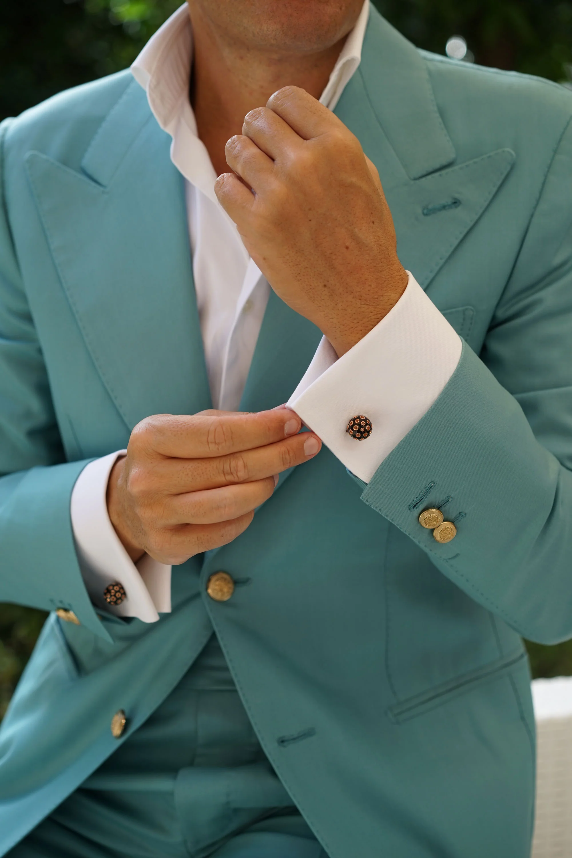 Black Dragon Egg Cufflinks - Image 6