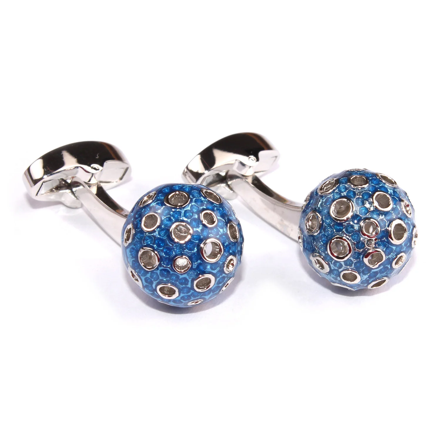 Blue Dragon Egg Cufflinks - Image 2