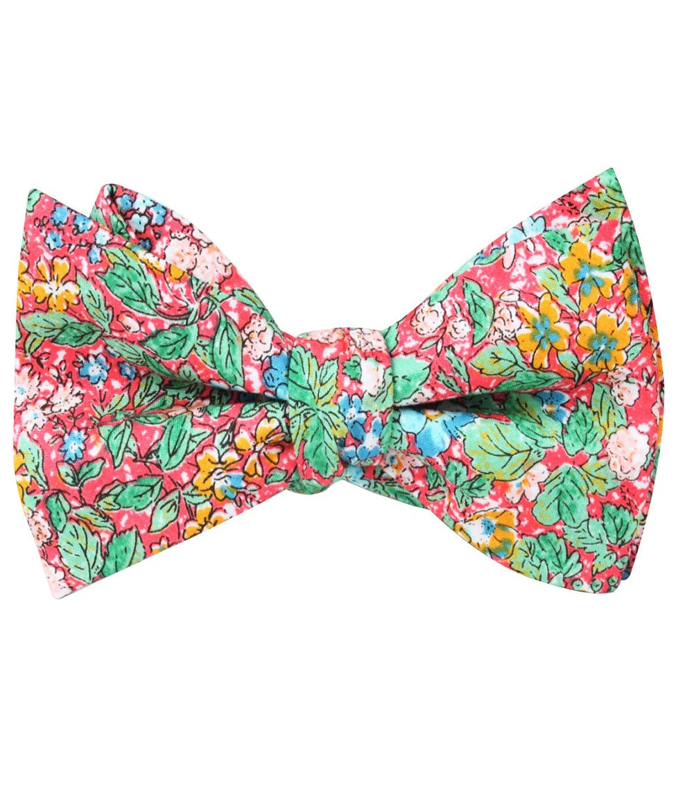 Gardens of Versailles Floral Self Bow Tie - Image 2