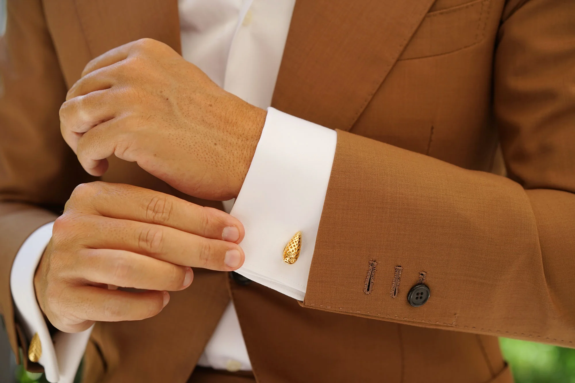 Gold Dragon Egg Cufflinks - Image 8