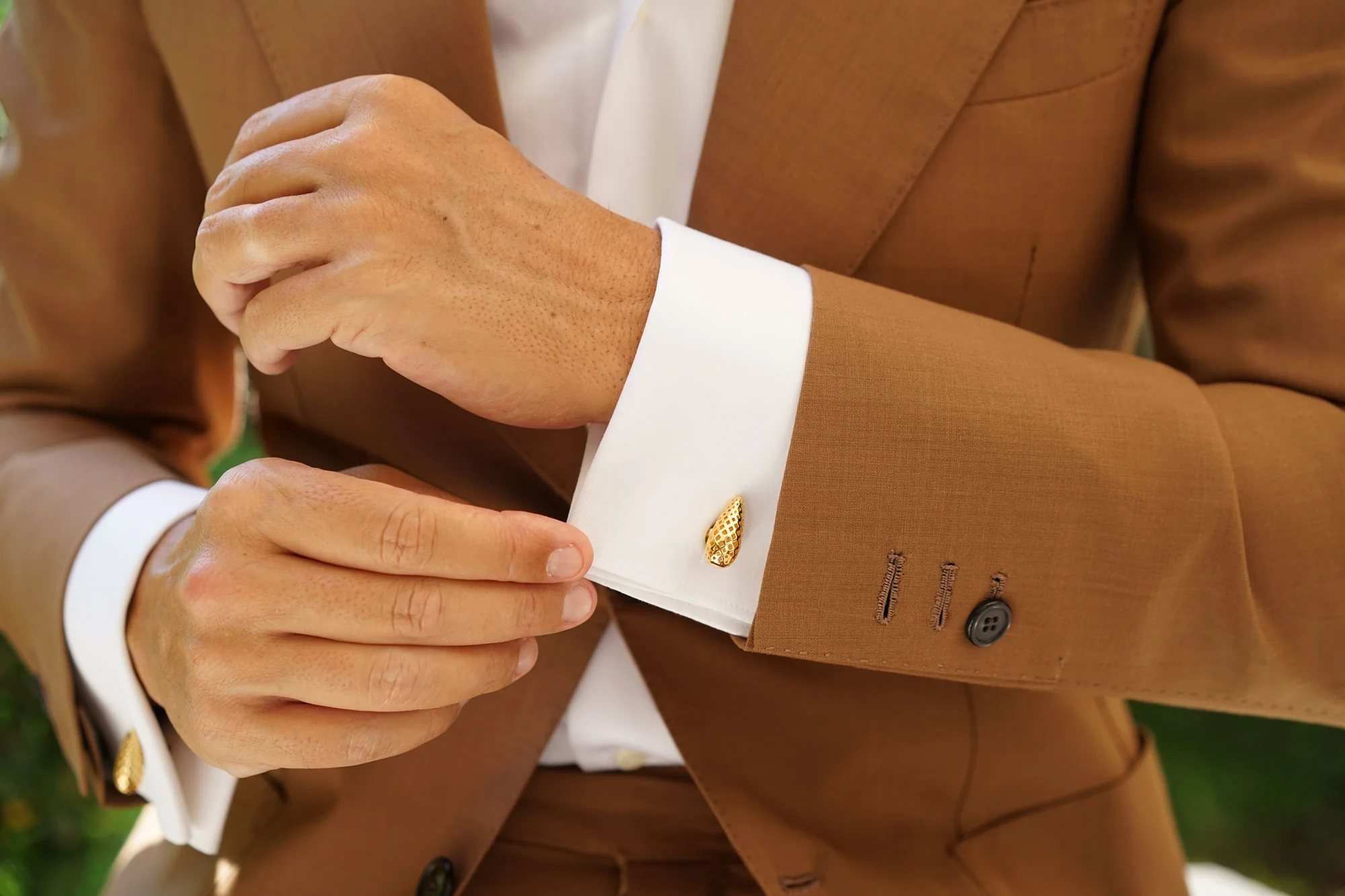 Gold Dragon Egg Cufflinks - Image 9