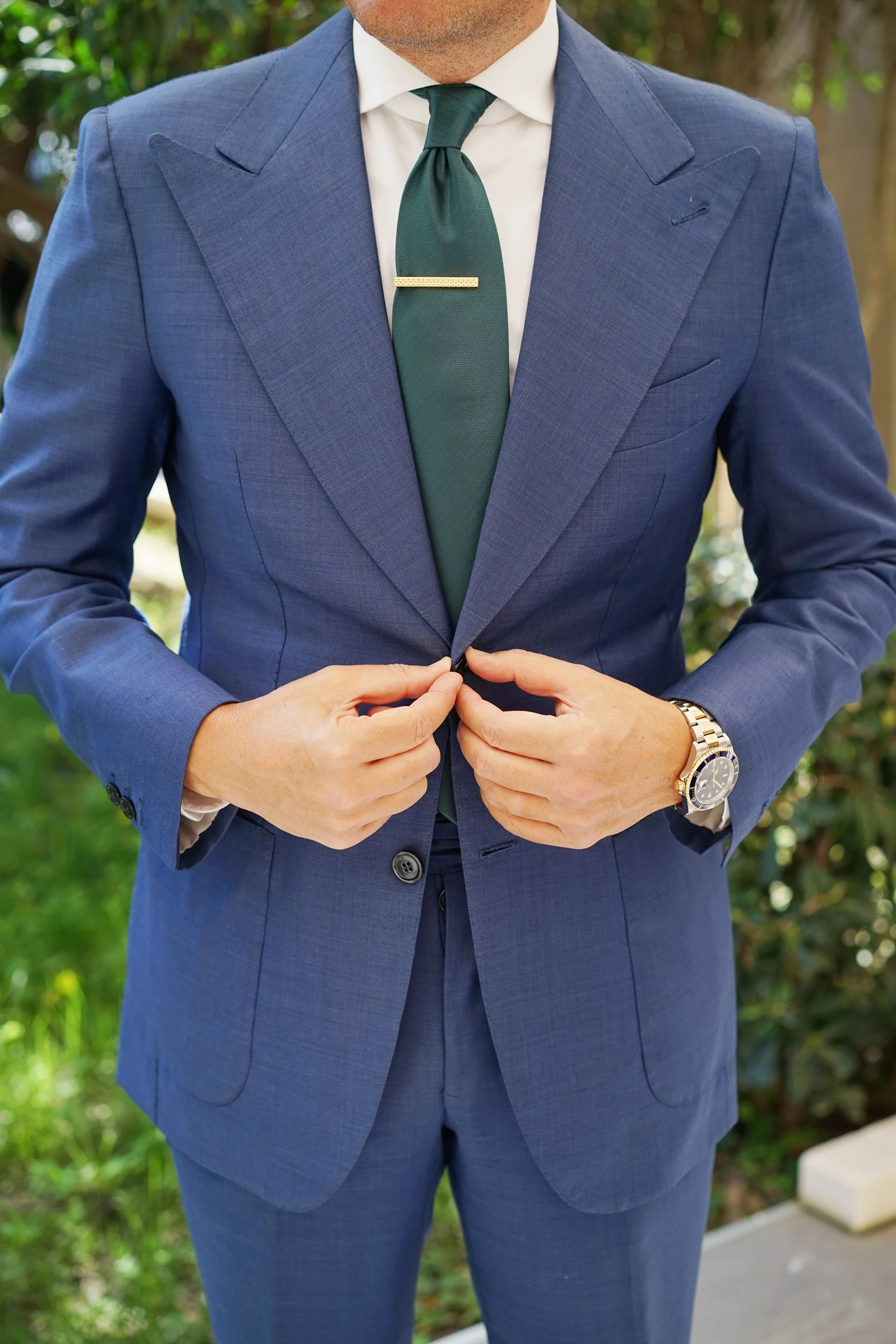 Gold Shangri-La Tie Bar - Image 4