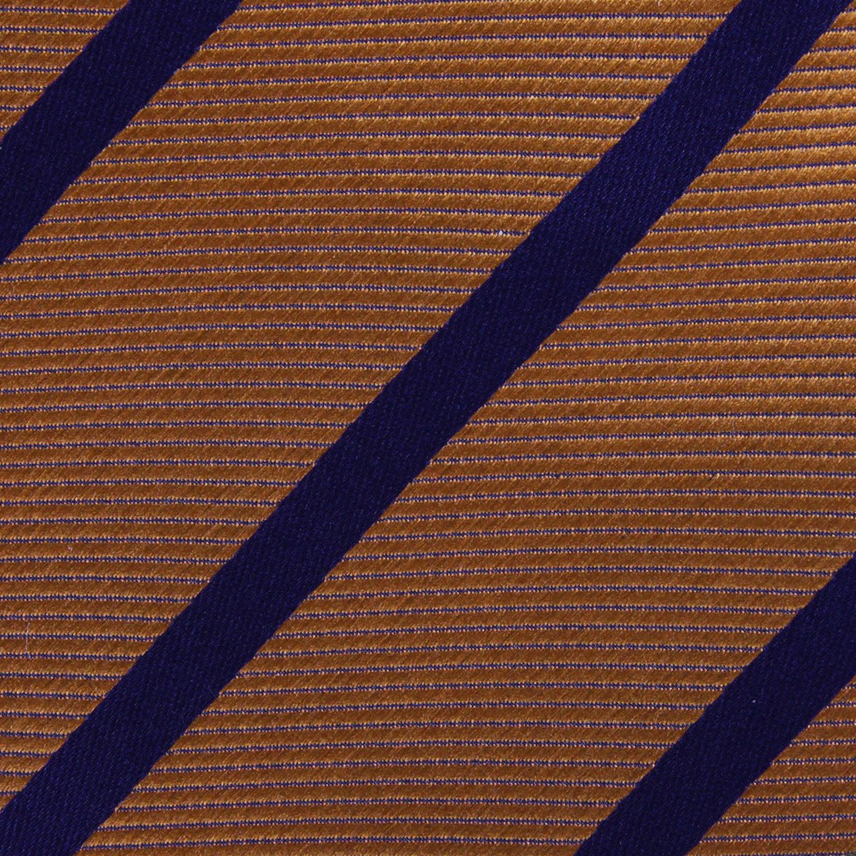 Golden Brown Pencil Stripe Skinny Tie - Image 3