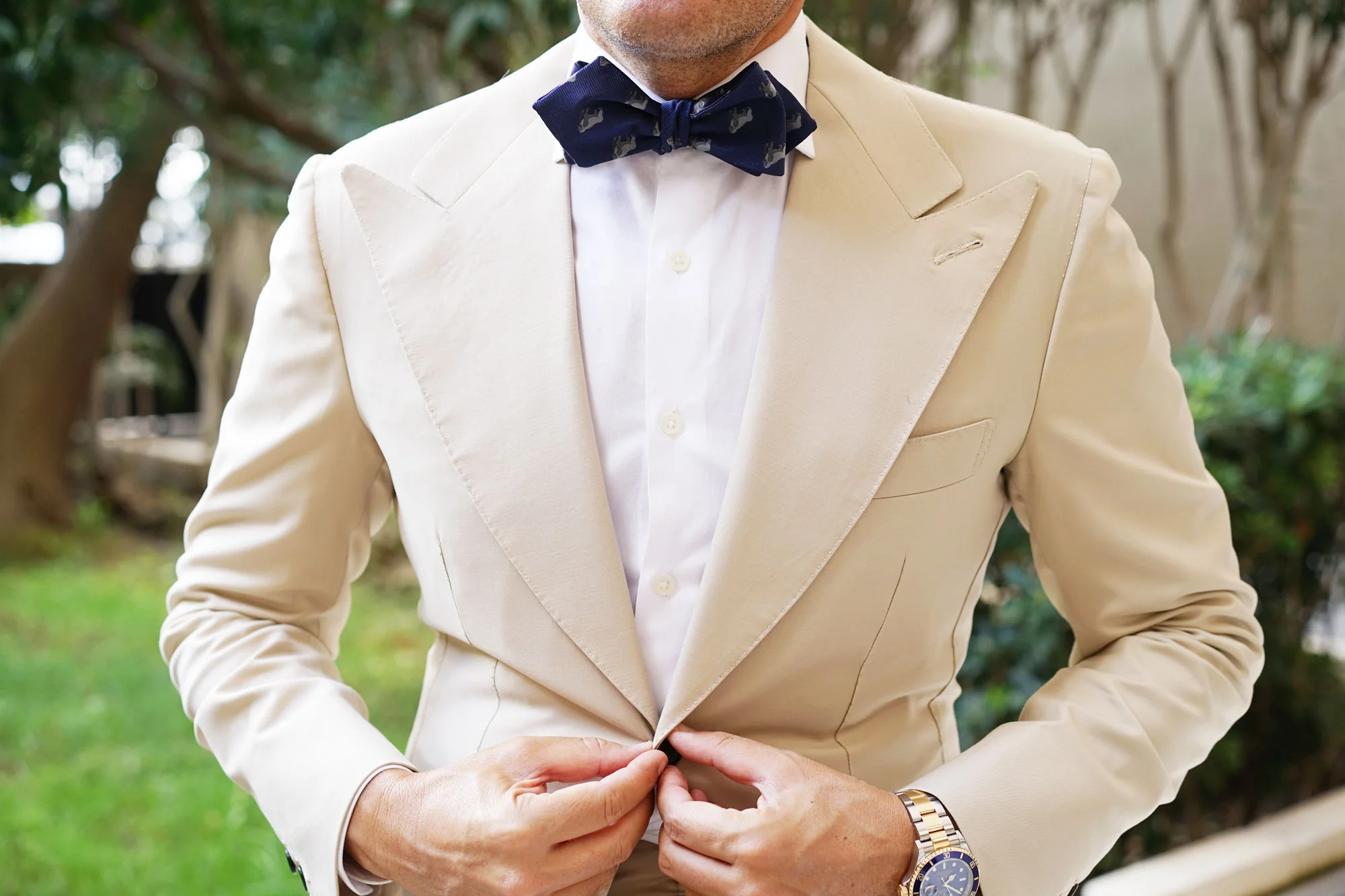Gorilla Diamond Self Bow Tie - Image 4