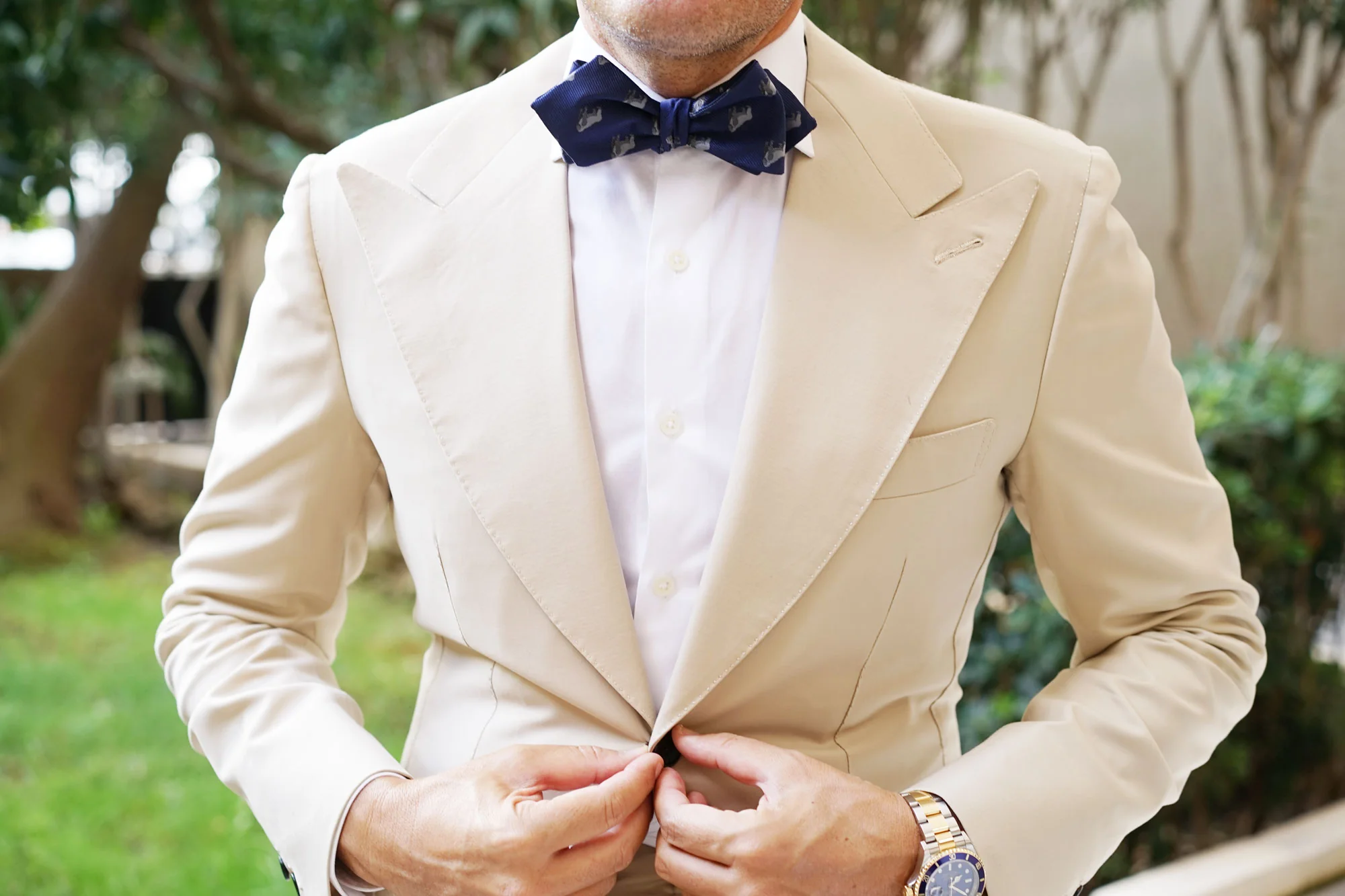 Gorilla Diamond Self Bow Tie - Image 6