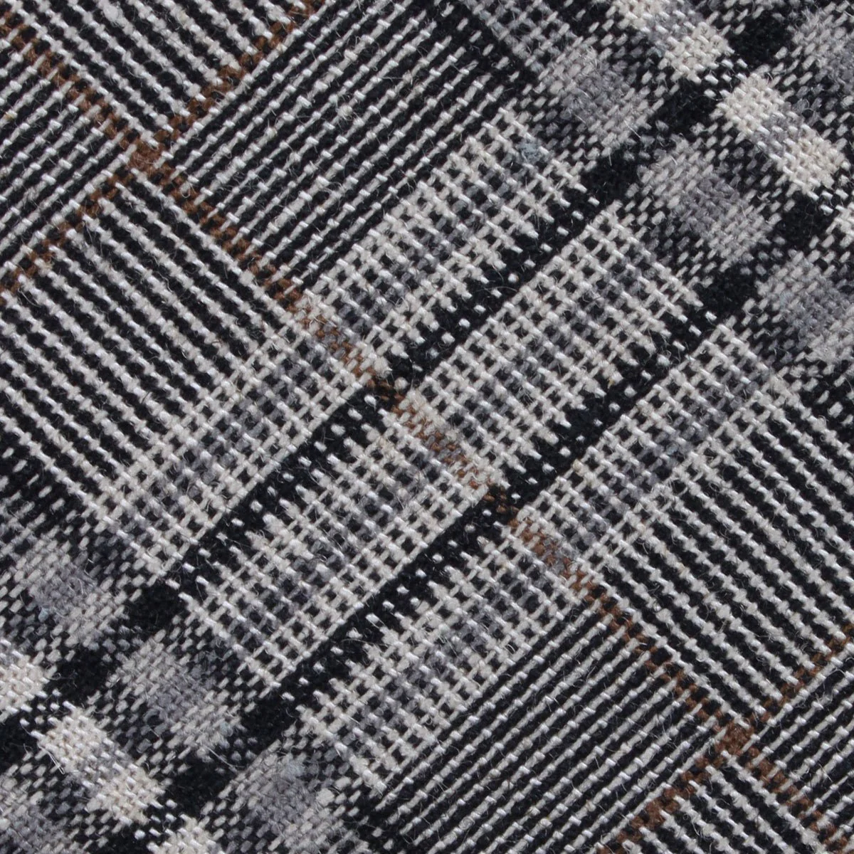 Gray Glenurquhart Linen Pocket Square - Image 2