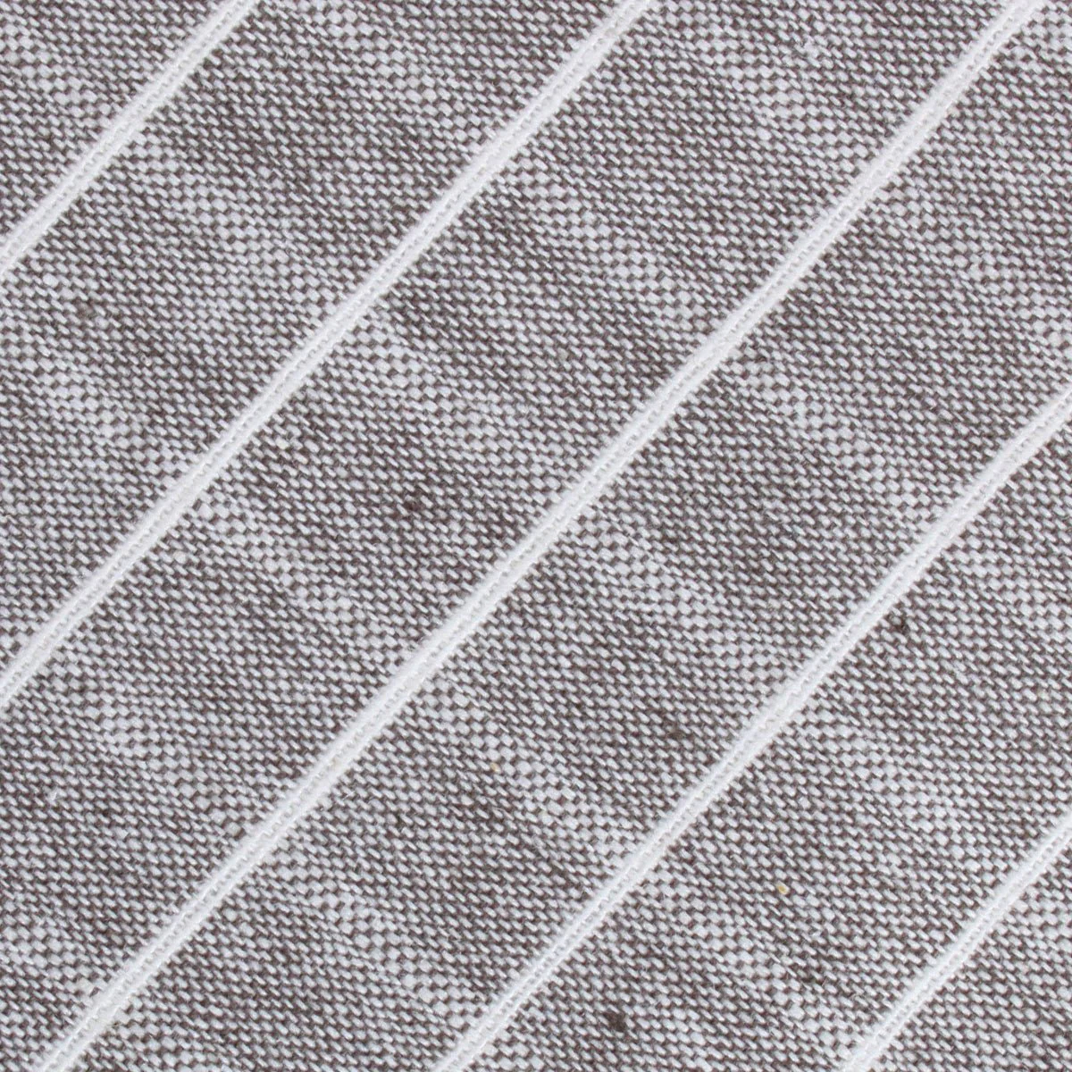 Grey Edinburgh Pinstripe Self Bow Tie - Image 3