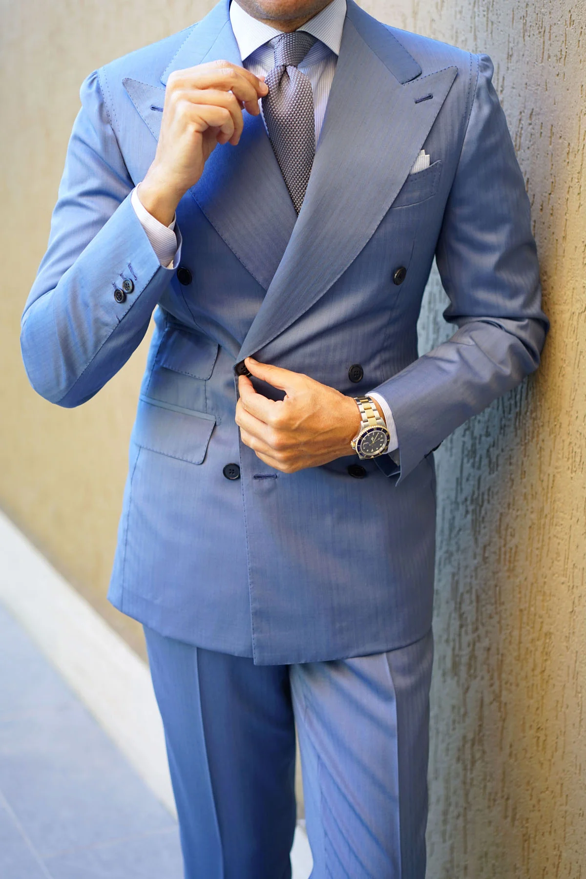 Grey Knitted Tie - Image 9
