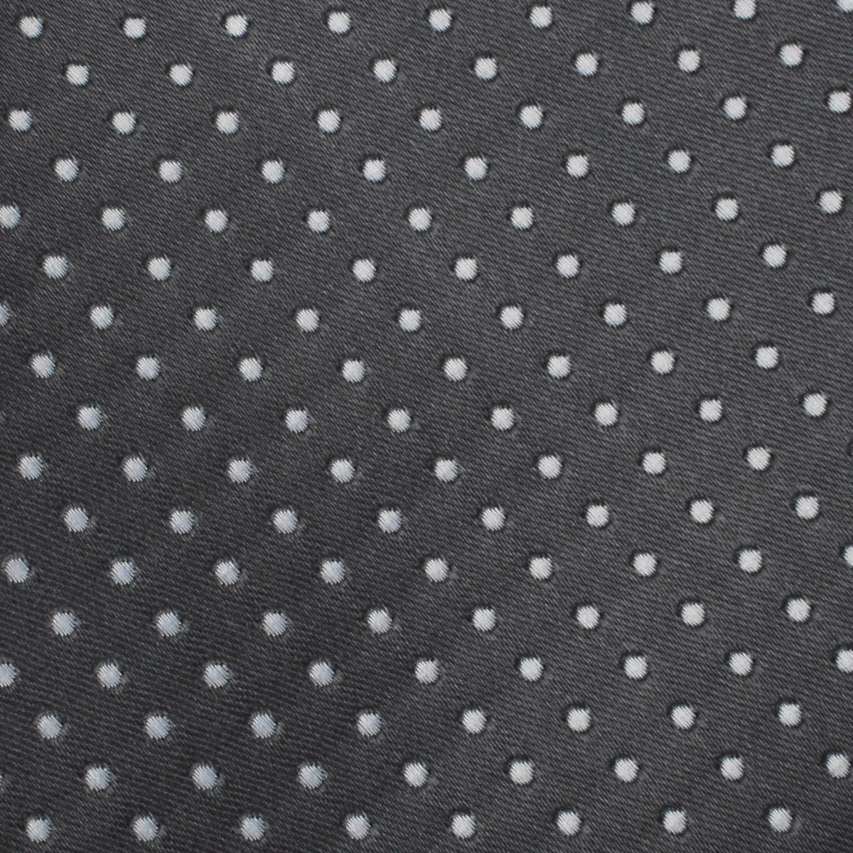 Grey Mini Polka Dots Kids Bow Tie - Image 2