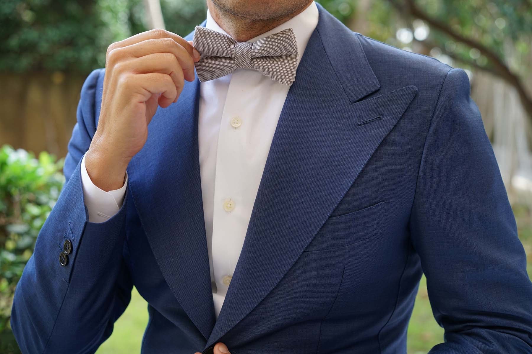 Greyjoy Sharkin Linen Bow Tie - Image 6
