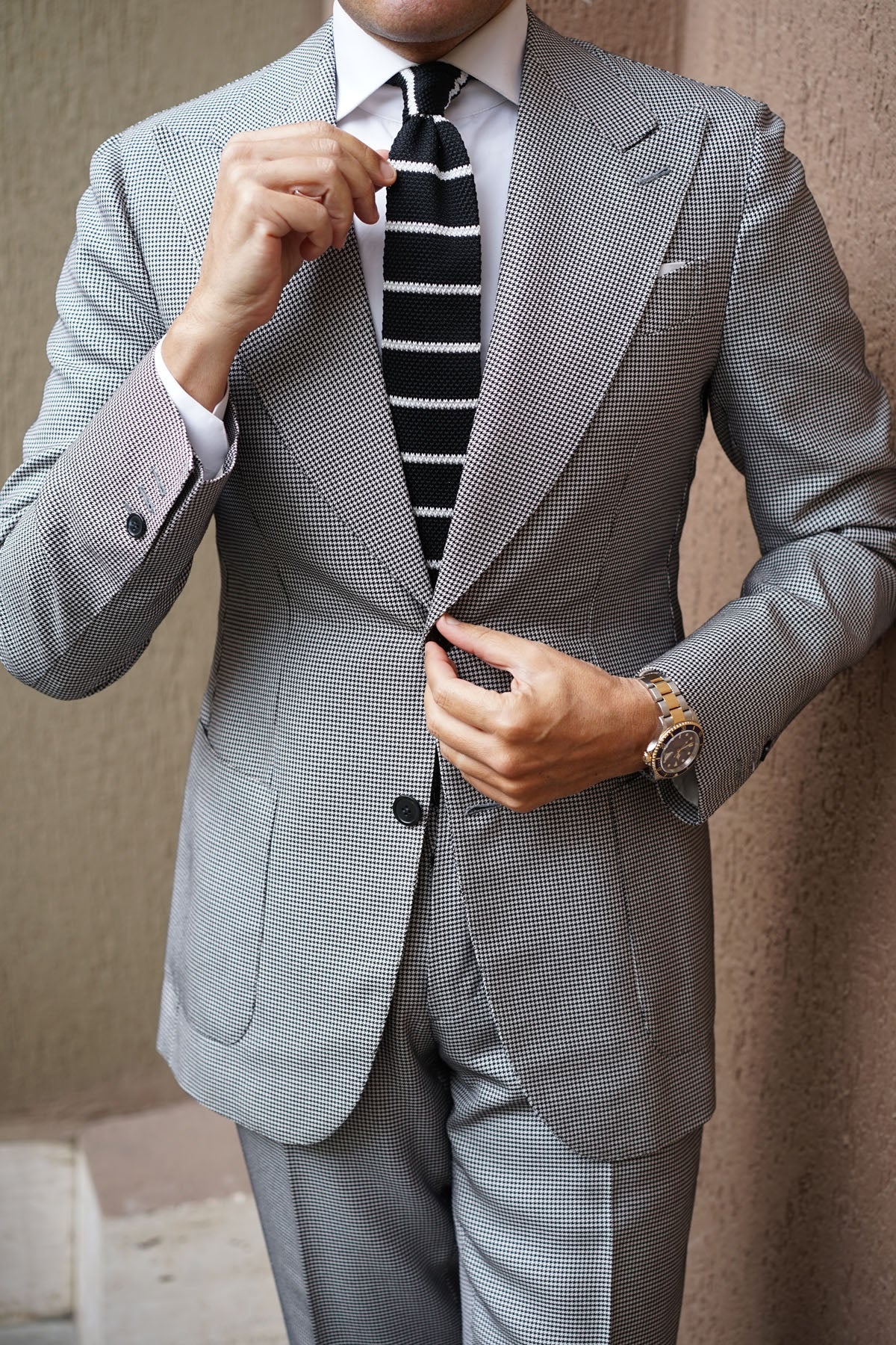 Harlequin Knitted Tie - Image 10