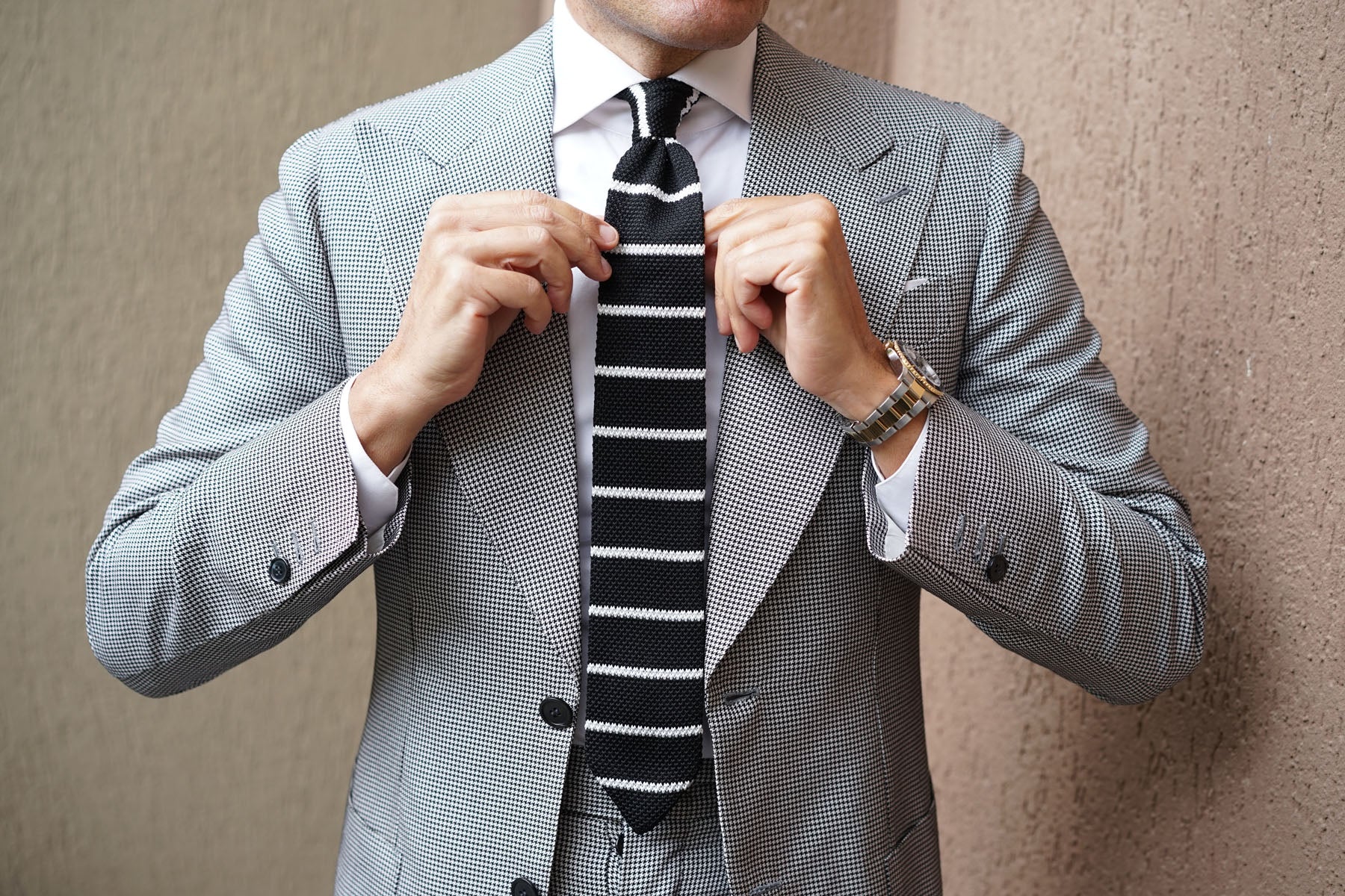 Harlequin Knitted Tie - Image 11