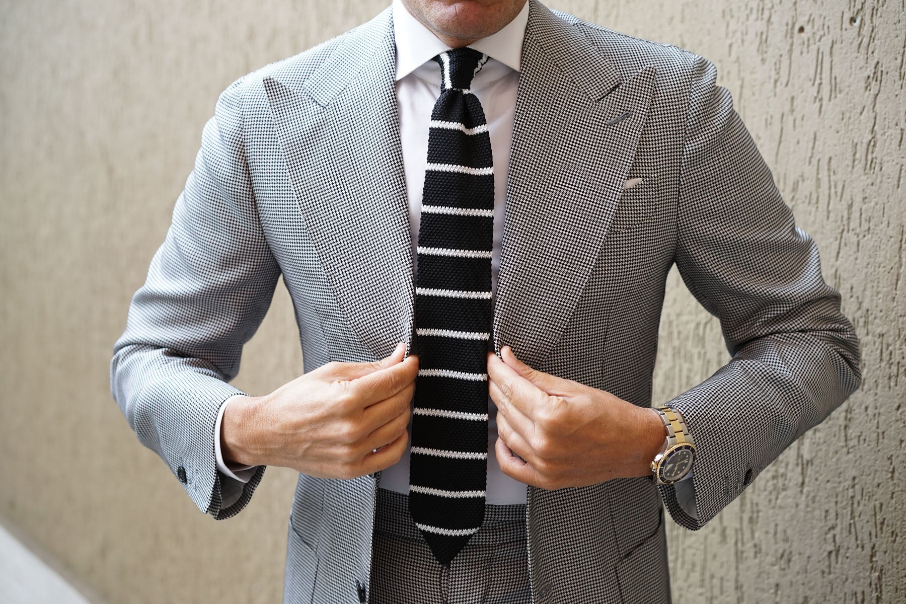 Harlequin Knitted Tie - Image 9